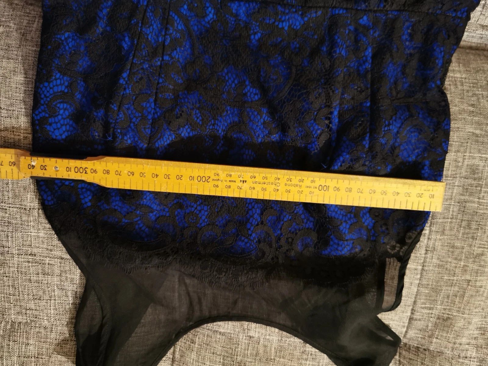 Anthropologie Anthropologie Moulinette Soeurs vetements Black Blue Lace Size S / US 4 / IT 40 - 2 Thumbnail