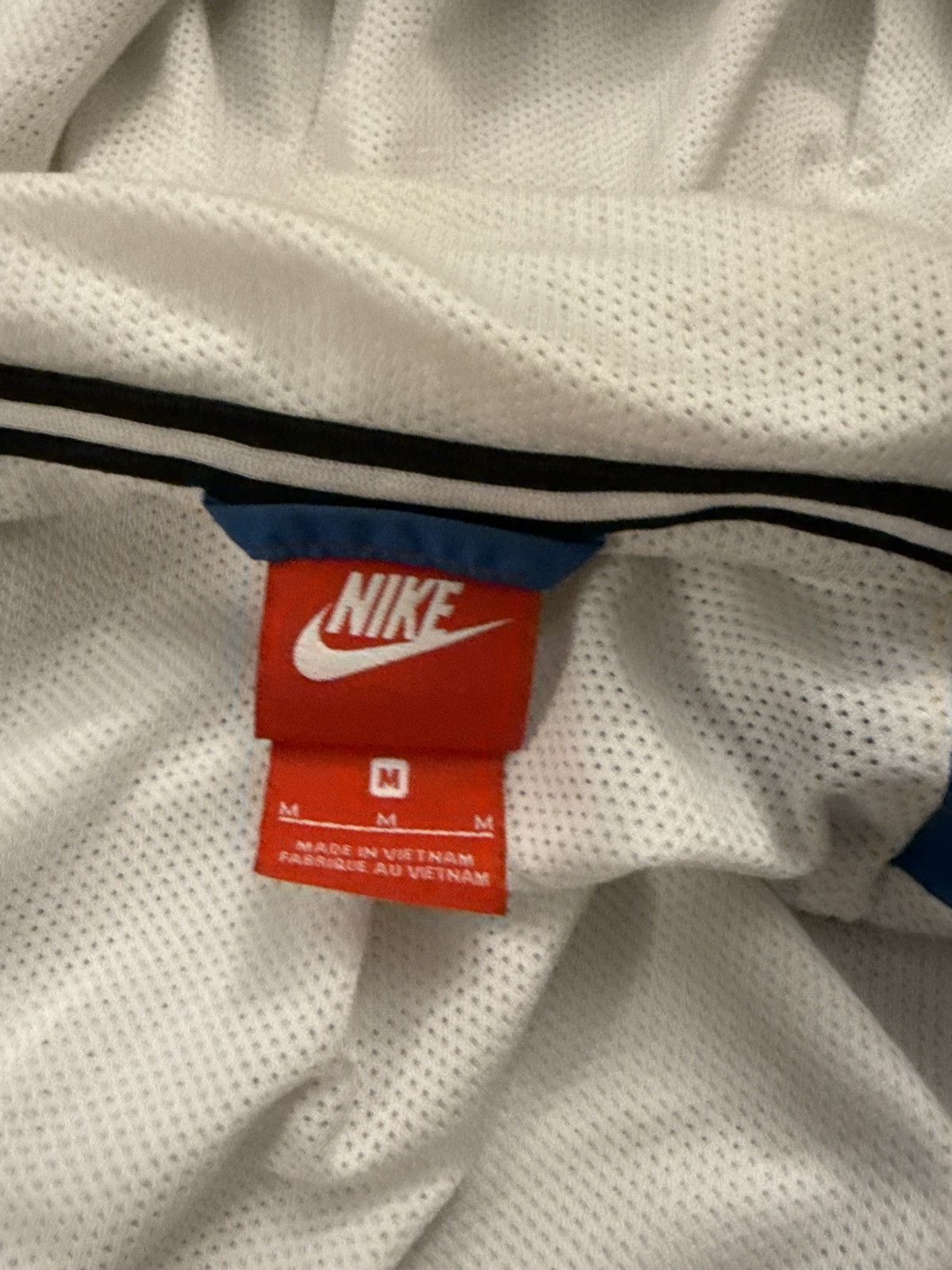 Nike BLUE/WHITE NIKE WINDBREAKER Size US M / EU 48-50 / 2 - 8 Thumbnail