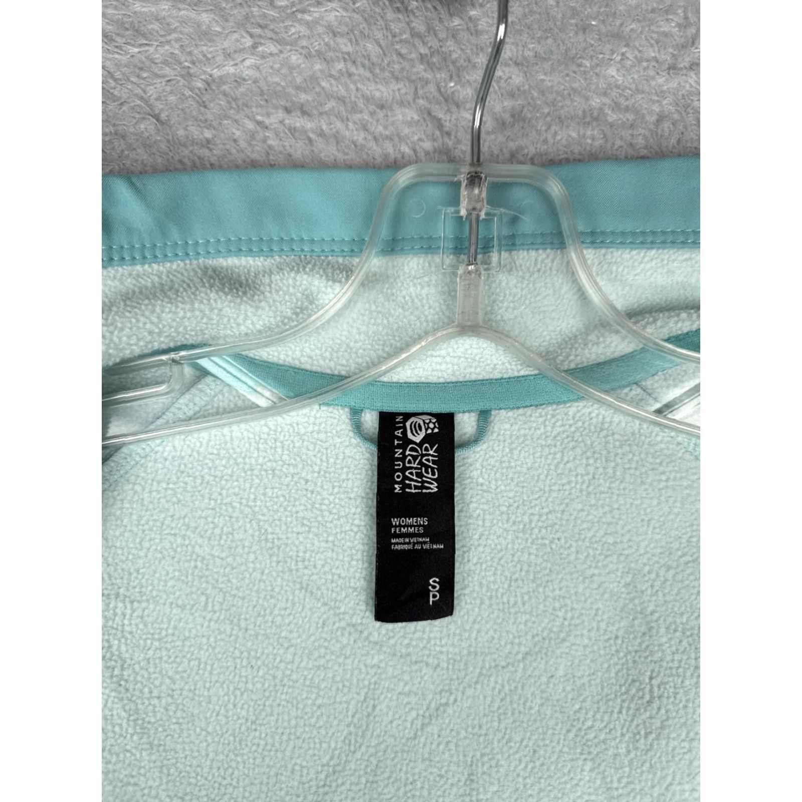 Mountain Hardwear Mountain Hardwear Jacket Womens Small Blue Softshell Full Zip Fleece Hiking Poly Size S / US 4 / IT 40 - 3 Thumbnail