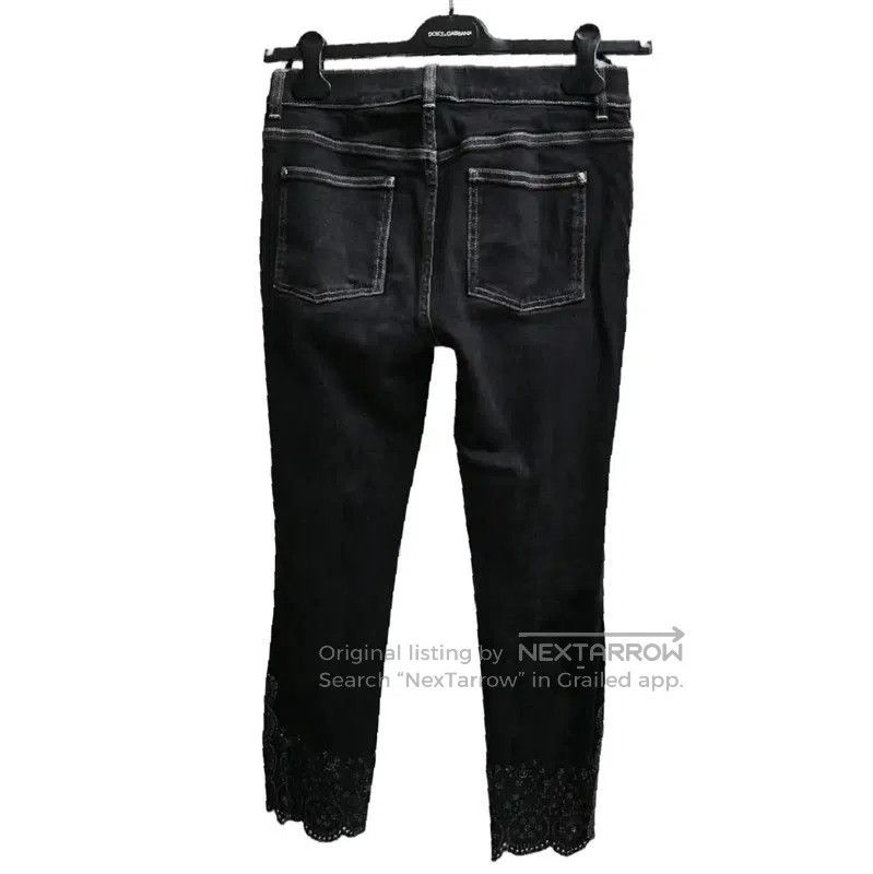 Chanel Chanel Black Gray Cotton Women's Jeans . Size 28" / US 6 / IT 42 - 2 Thumbnail