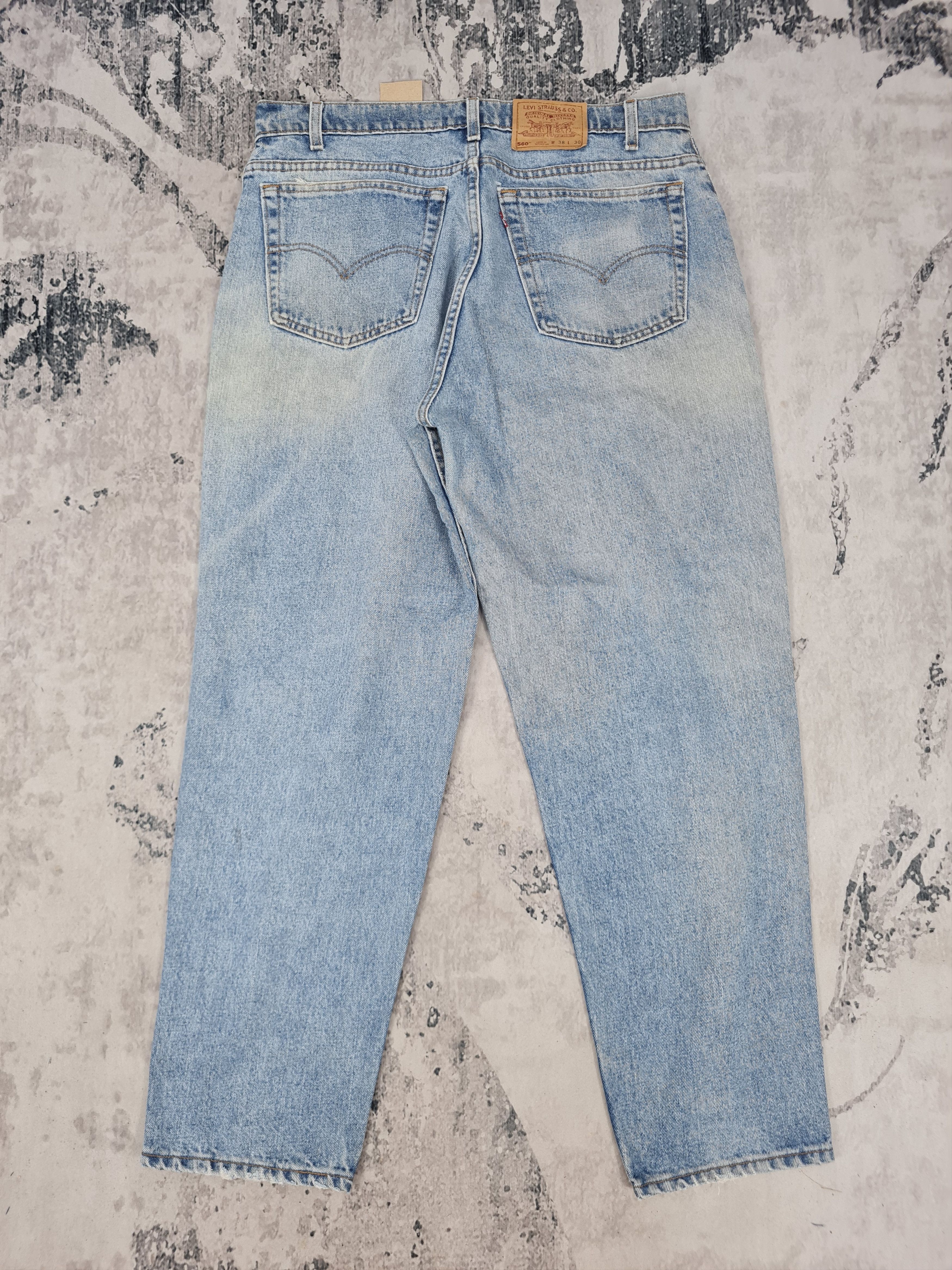 Levi's Vintage Clothing Vintage 90's LEVIS Light Blue Stain Jeans L0352 Size 34X33 Size US 34 / EU 50 - 6 Thumbnail