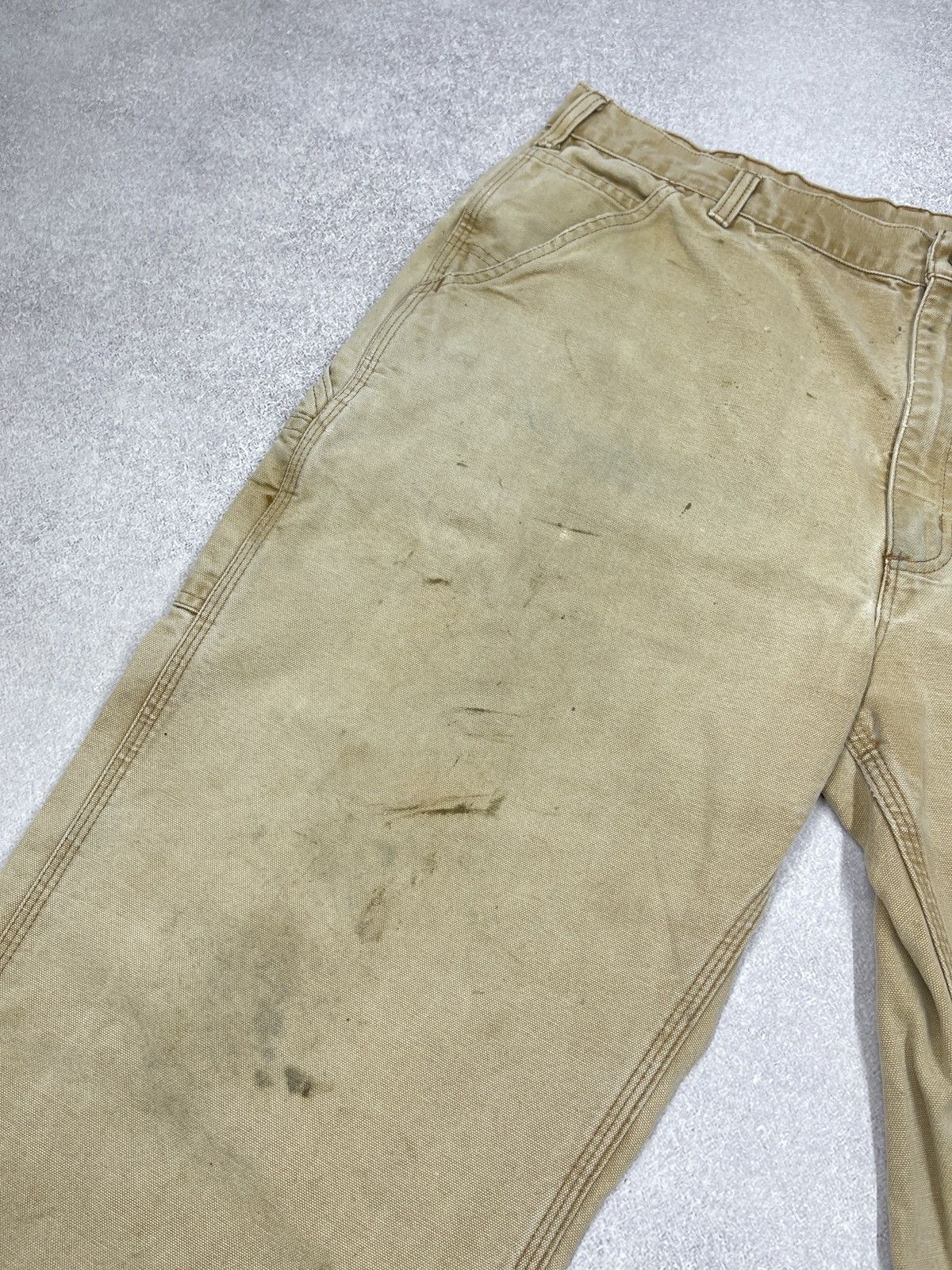 Carhartt Vintage Carhartt B11 BRN Carpenter Pants Distressed Workwear Size US 38 / EU 54 - 10 Thumbnail