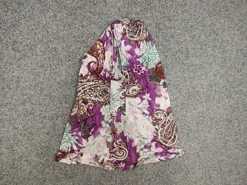 Etro Etro Milano Design Floral Art tops blouses Sleeveless Size L / US 10 / IT 46 - 10 Thumbnail