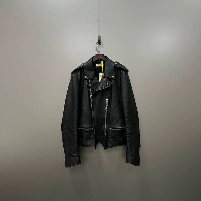 Saint Laurent Paris Black Multi-Zip Biker Jacket by Saint Laurent-2505 Size US L / EU 52-54 / 3 - 1 Thumbnail