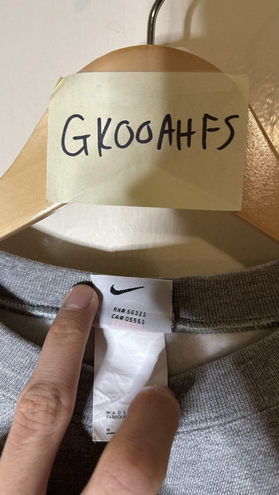 Nike Made In the USA Crew Sweatshirt CQ4004-063 Size US M / EU 48-50 / 2 - 5 Thumbnail
