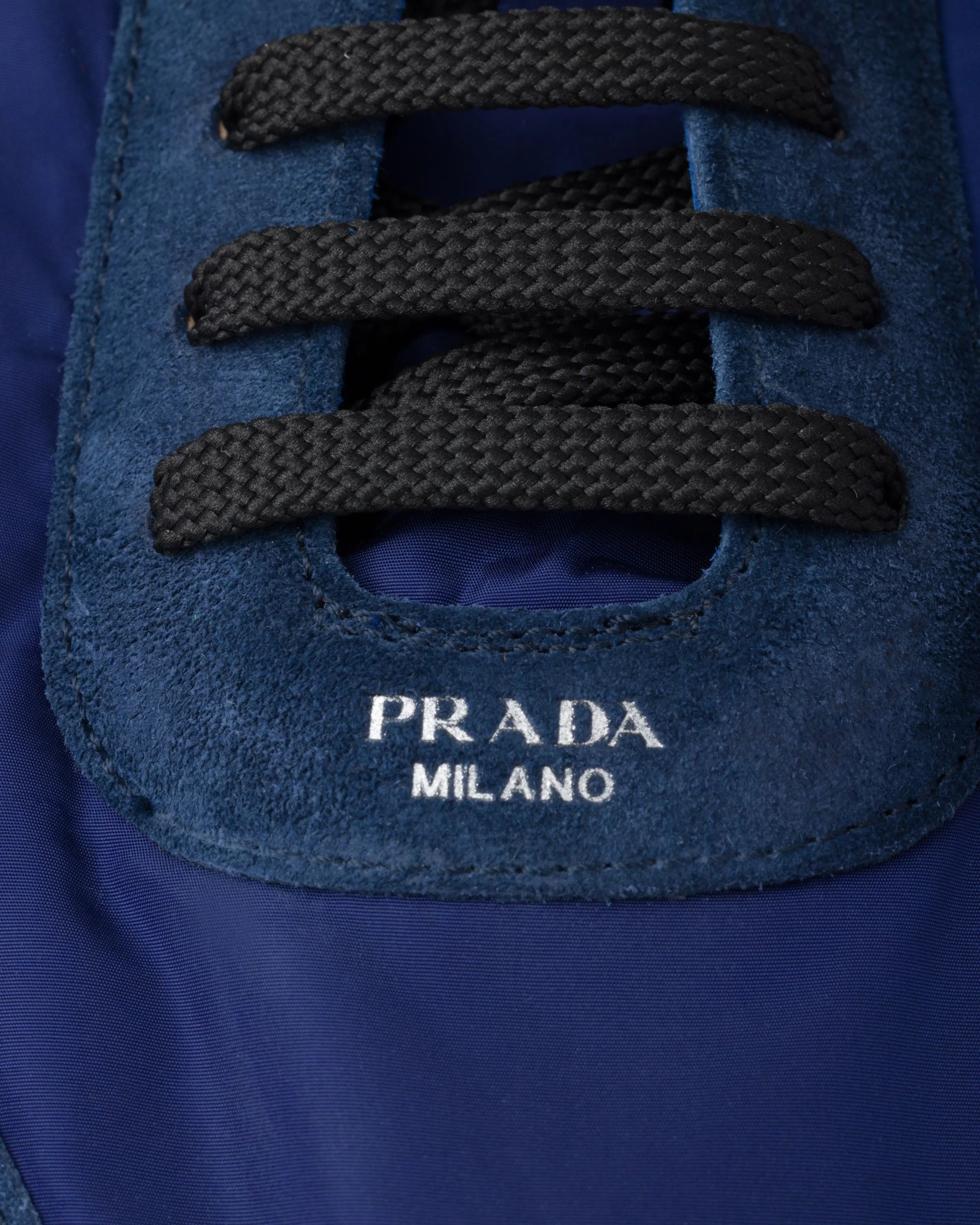 Prada o1mt1gz0226 Collapse Re-Nylon Suede Eelasticized Sneakers Size US 8.5 / EU 41-42 - 6 Thumbnail