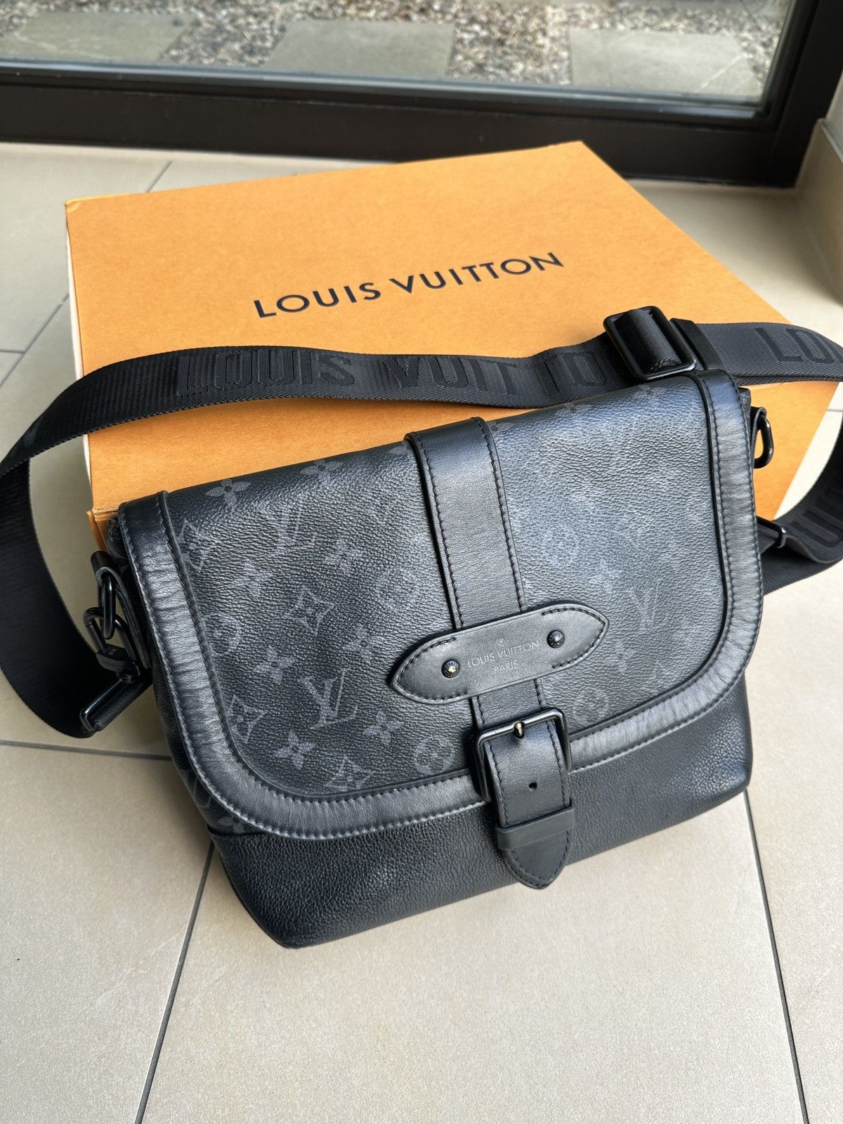 Louis Vuitton Louis Vuitton Messenger Shoulder Bag Saumur Eclipse Size ONE SIZE - 11 Thumbnail