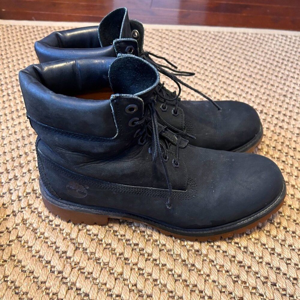 Timberland Men’s Size 11 Black Timberland Boots Size 11 Size US 11 / EU 44 - 1 Thumbnail