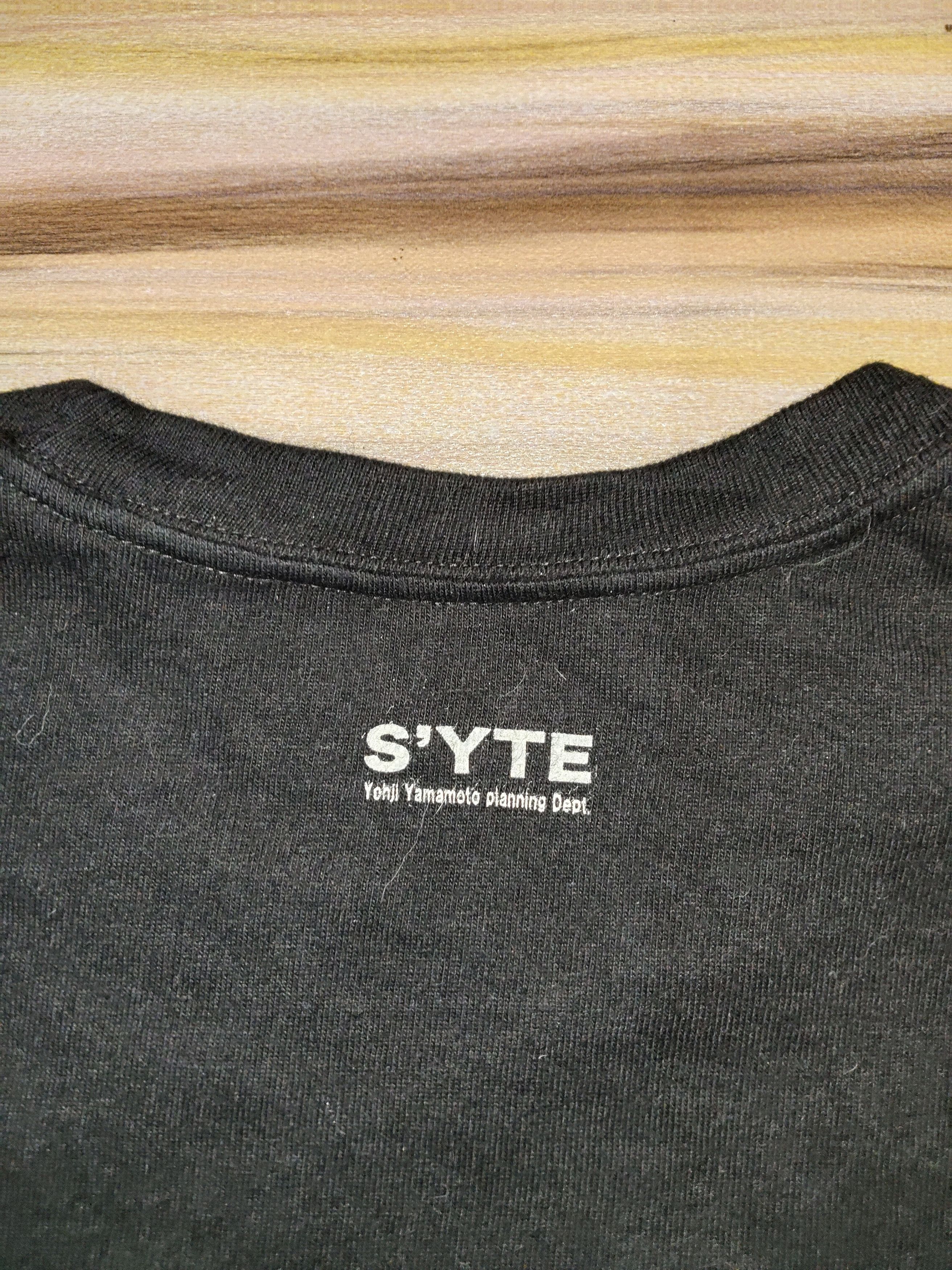 Yohji Yamamoto YOHJI YAMAMOTO S'YTE Black Tee Size US M / EU 48-50 / 2 - 5 Thumbnail