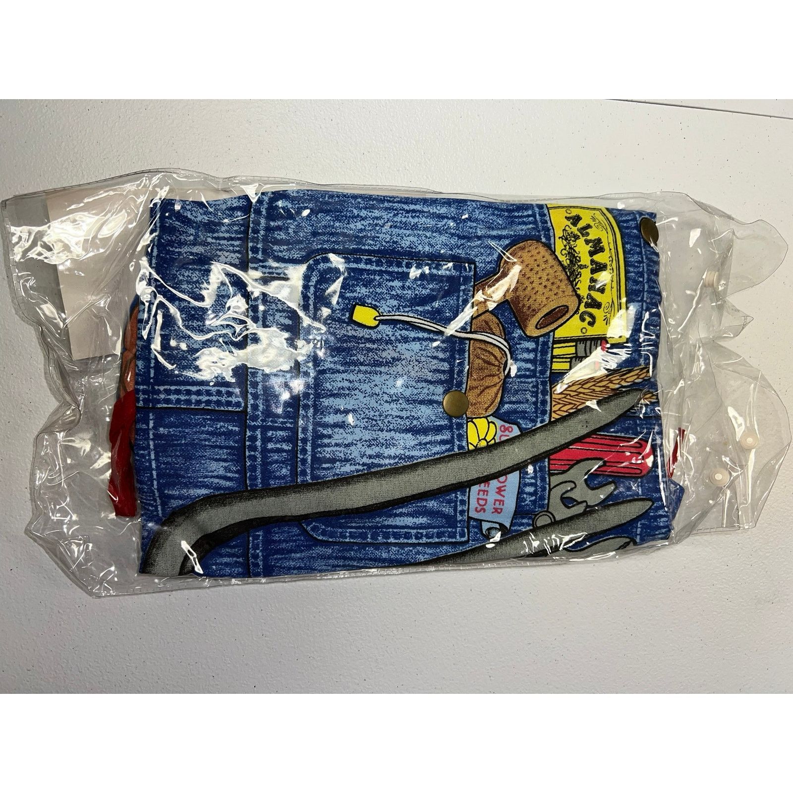 Vintage Vintage Farmer Apron Farm Character With Matching Mitt 90s Size ONE SIZE - 3 Thumbnail
