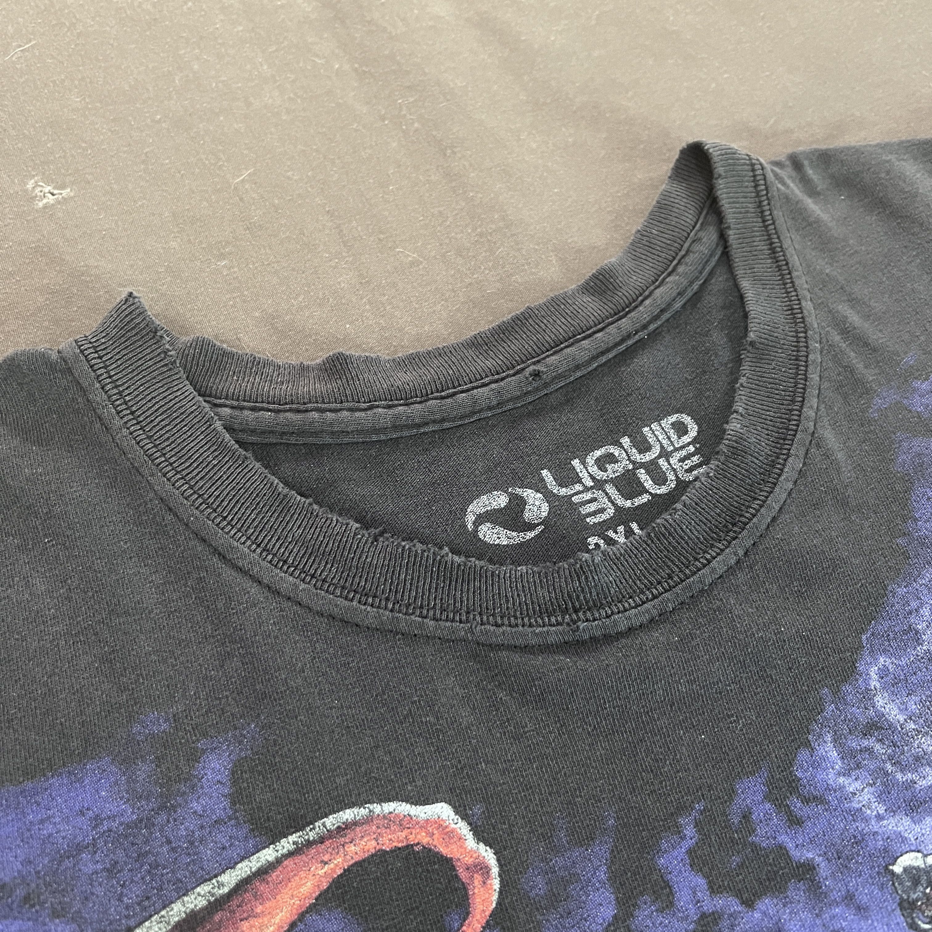 Liquid Blue 2015 Liquid Blue Dragon Warrior Skull Tee Faded 2XL Size US XXL / EU 58 / 5 - 9 Thumbnail