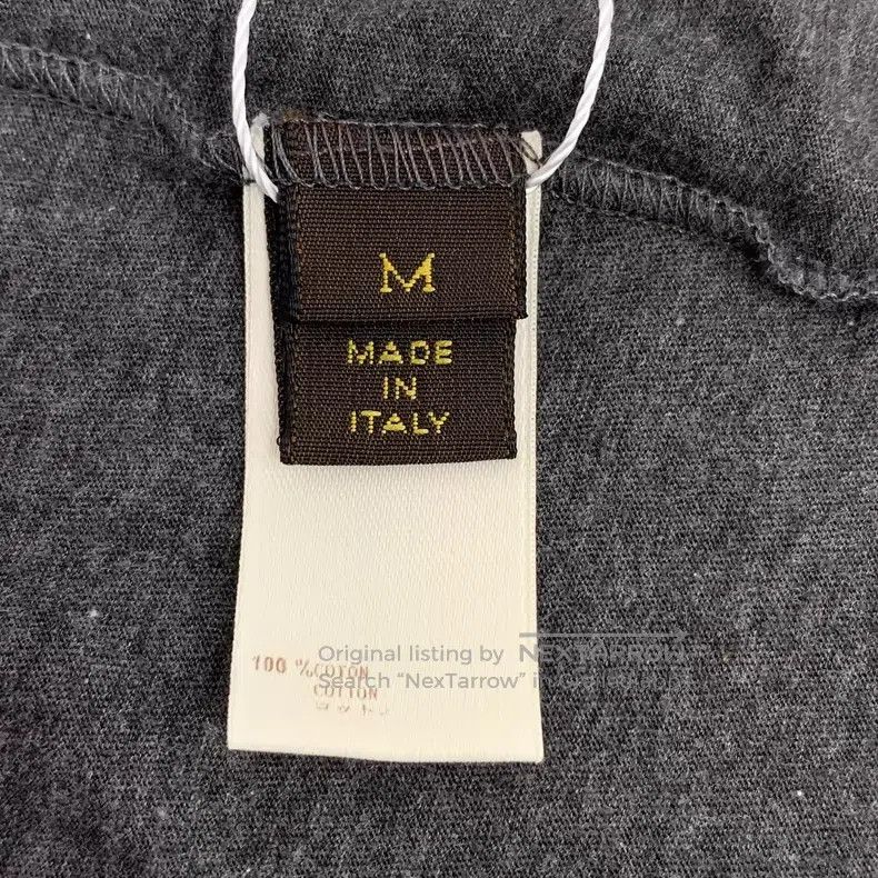 Louis Vuitton Louis Vuitton Dark grey logo presbyopic cotton lapel short Size US M / EU 48-50 / 2 - 6 Thumbnail