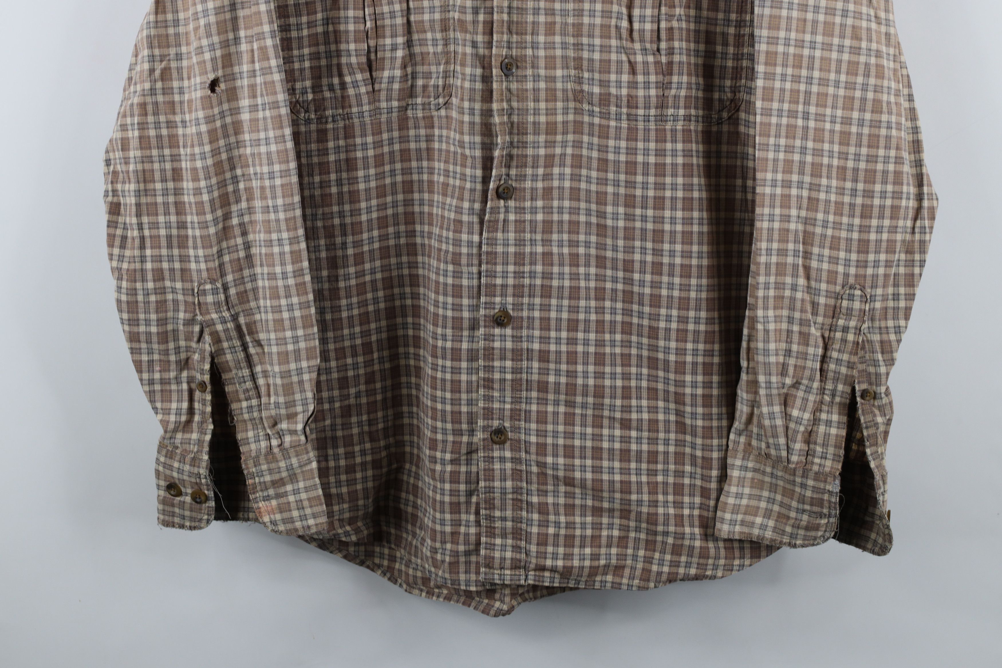 Cabelas × Vintage Vintage Cabelas Double Pocket Collared Button Shirt Plaid Size US M / EU 48-50 / 2 - 3 Thumbnail