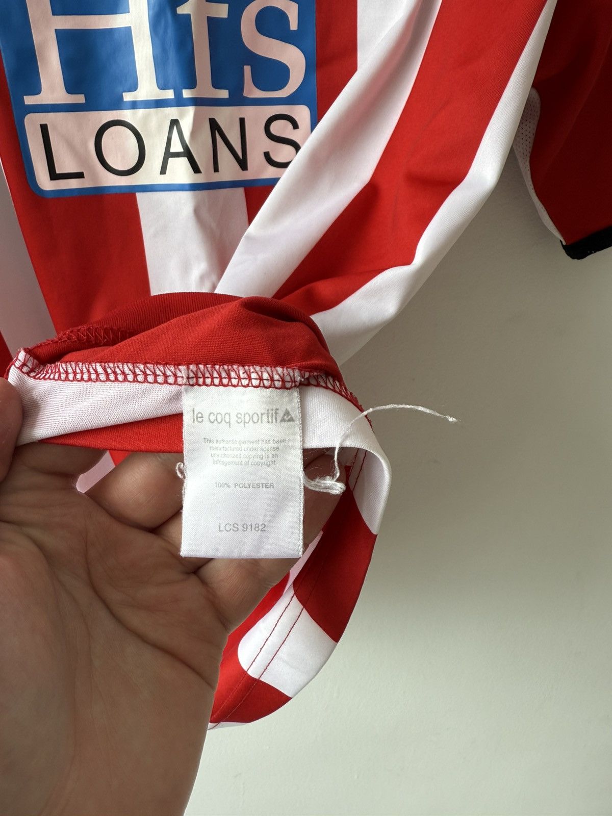 Le Coq Sportif × Vintage Le Coq Sportif Sheffield United 2005/2006 Away Jersey Size US L / EU 52-54 / 3 - 8 Thumbnail
