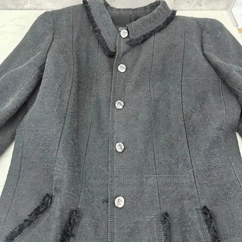 Chanel Chanel Gray Denim Jacket for Women . Size M / US 6-8 / IT 42-44 - 2 Thumbnail