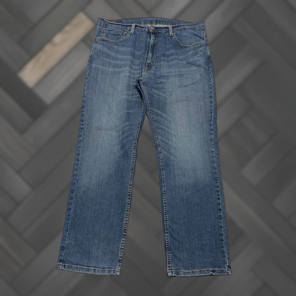 Levi's VINTAGE Levi's 559 Jeans Mens 36x30 Blue Relaxed Straight Wide Leg Whiskers Denim Shirt? Size US 36 / EU 52 - 1 Thumbnail