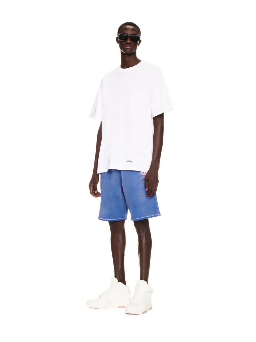 Off-White o1gr1nt0425 Wave Off Skate Sweatshorts in Purple Size US 28 / EU 44 - 3 Thumbnail