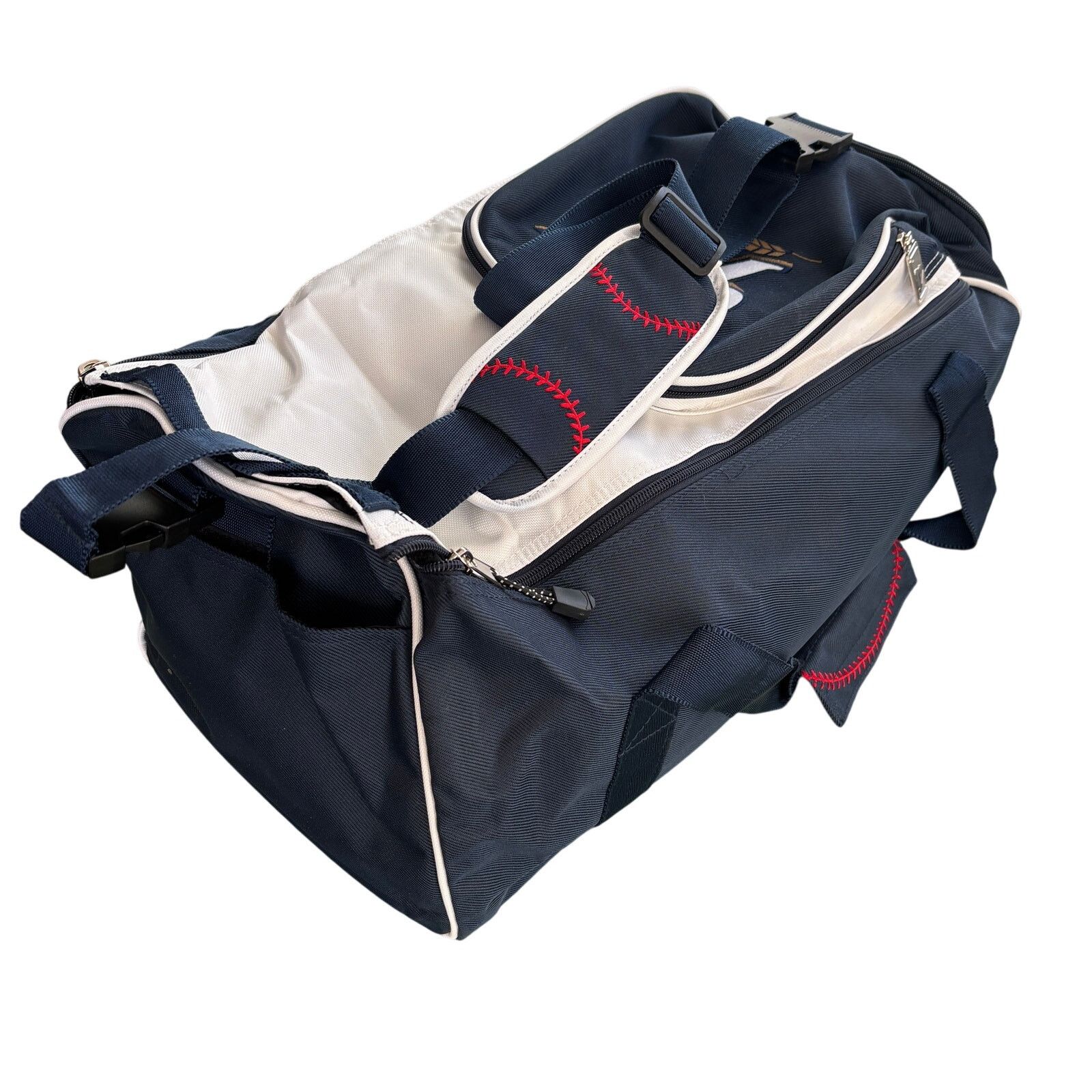 MLB × Vintage Deadstock NWT Vintage 1990s Milwaukee Brewers MLB Duffel Bag Size ONE SIZE - 8 Thumbnail
