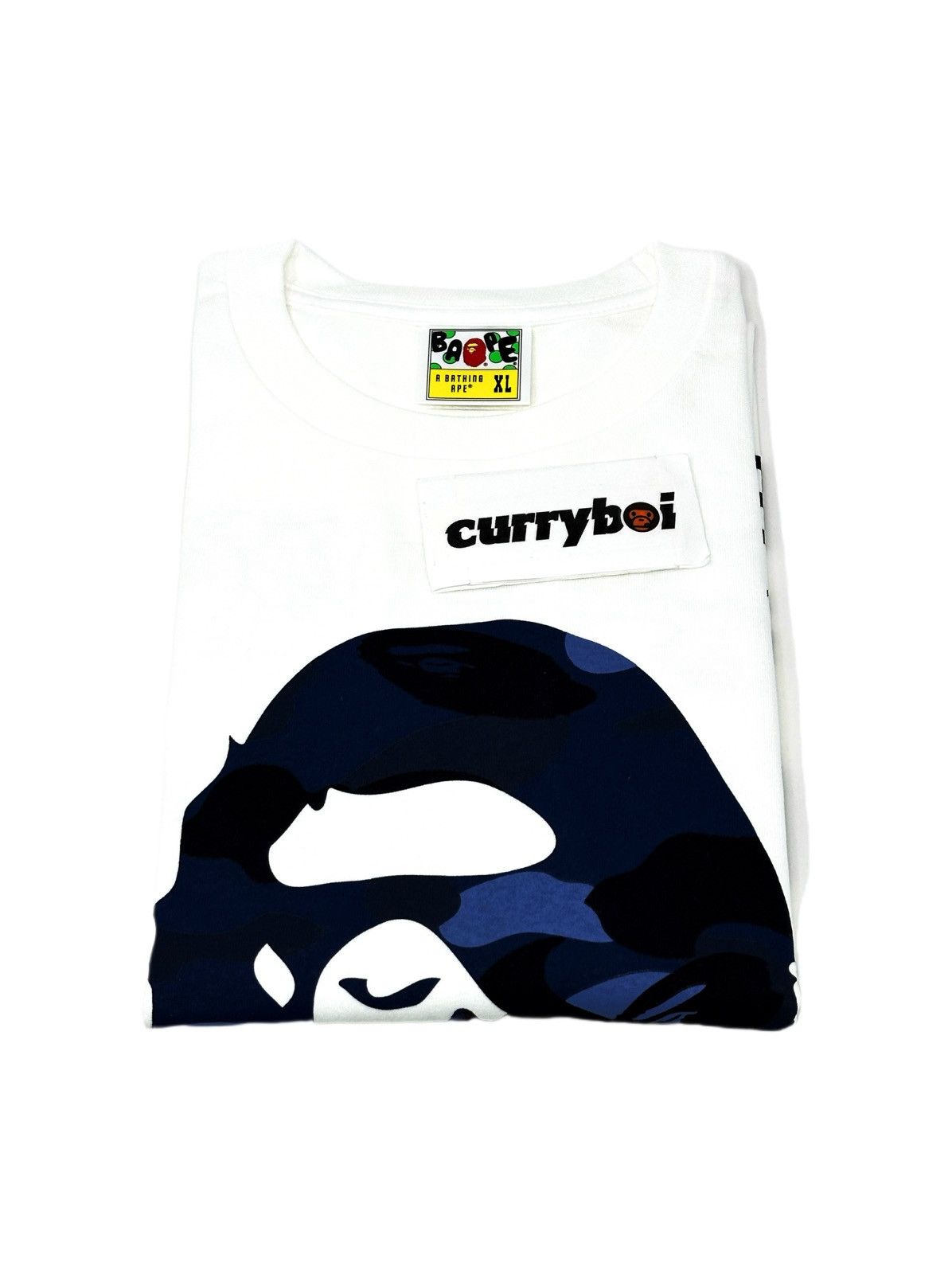 Bape BAPE Color Camo By Bathing Ape Tee White/Navy Size US XL / EU 56 / 4 - 2 Thumbnail