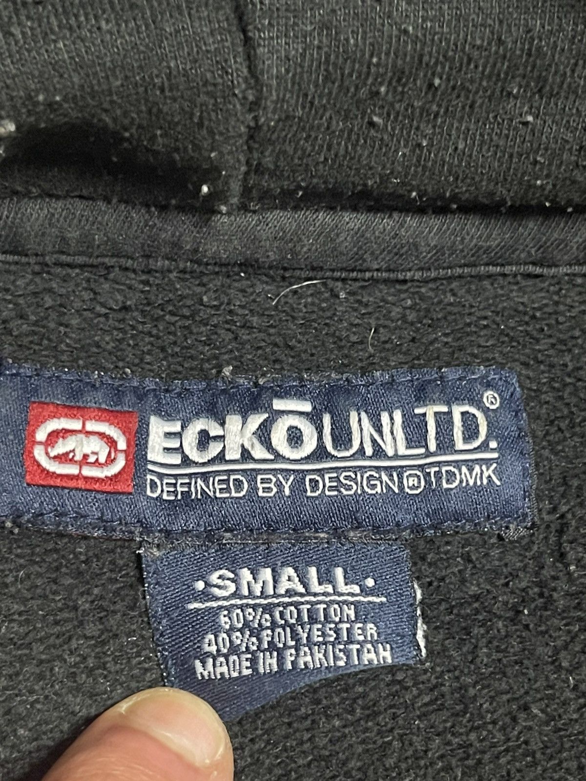 Ecko Unltd. × Rap Tees × Vintage ECKO UNLTD VINTAGE BIG LOGO HOODIE SIZE S Size US S / EU 44-46 / 1 - 14 Thumbnail