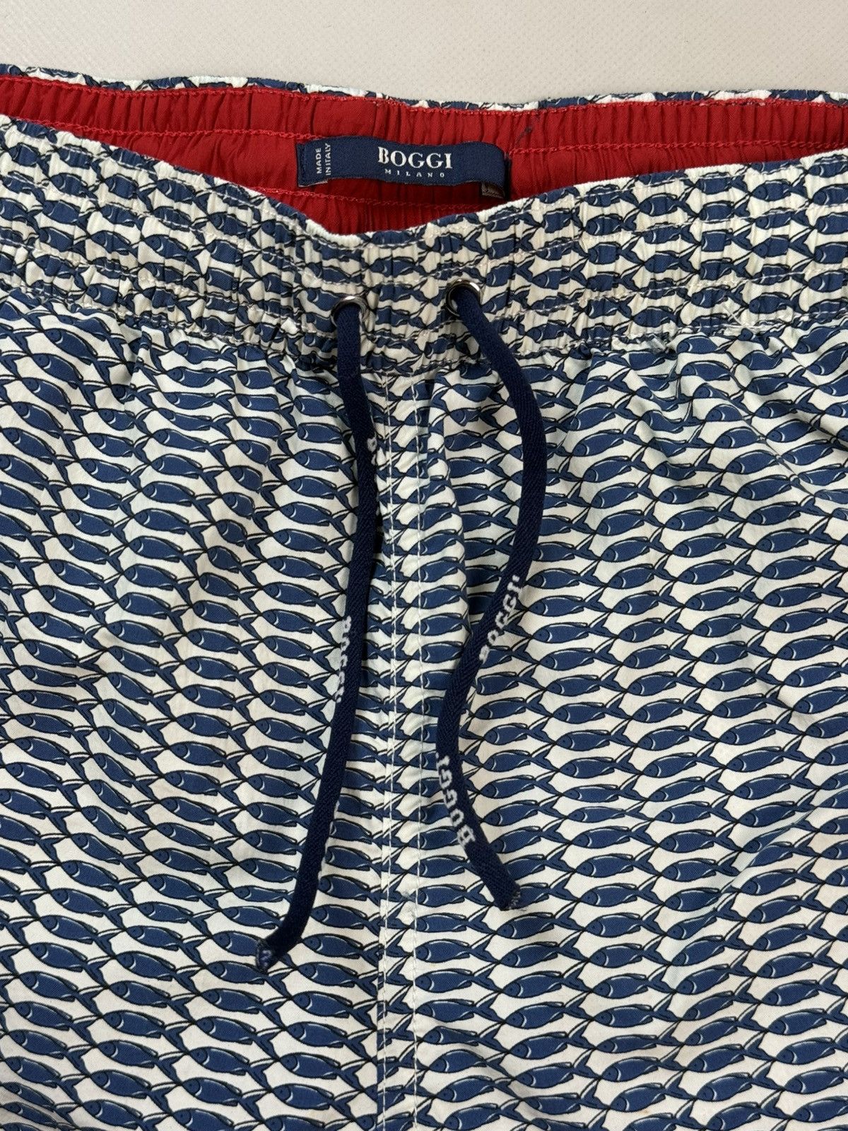 Boggi Boggi Milano Men’s Swimming Beach Fish Logo Shorts Size M Size US 32 / EU 48 - 8 Thumbnail