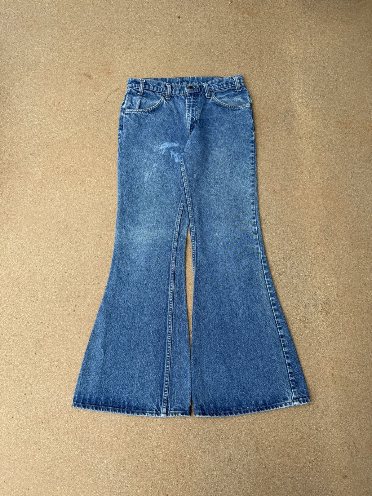 Levi's Vtg 80’s Levi’s 684 Orange Tab Bellbottom Flare Jeans 30x30 Size US 30 / EU 46 - 1 Thumbnail