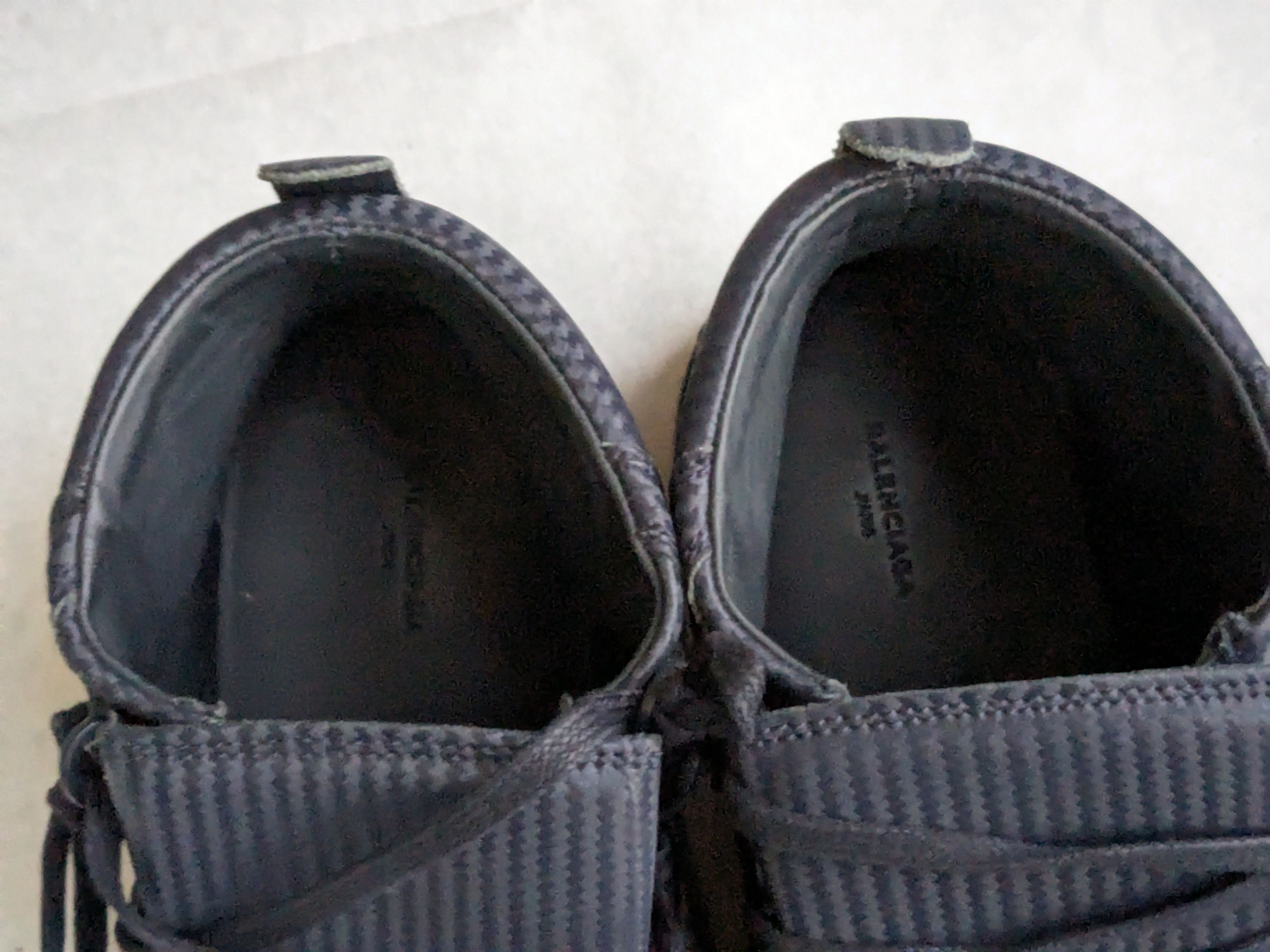 Balenciaga Balenciaga Arena Navy Blue 12 High Tops Leather Sneakers Size US 12 / EU 45 - 2 Thumbnail