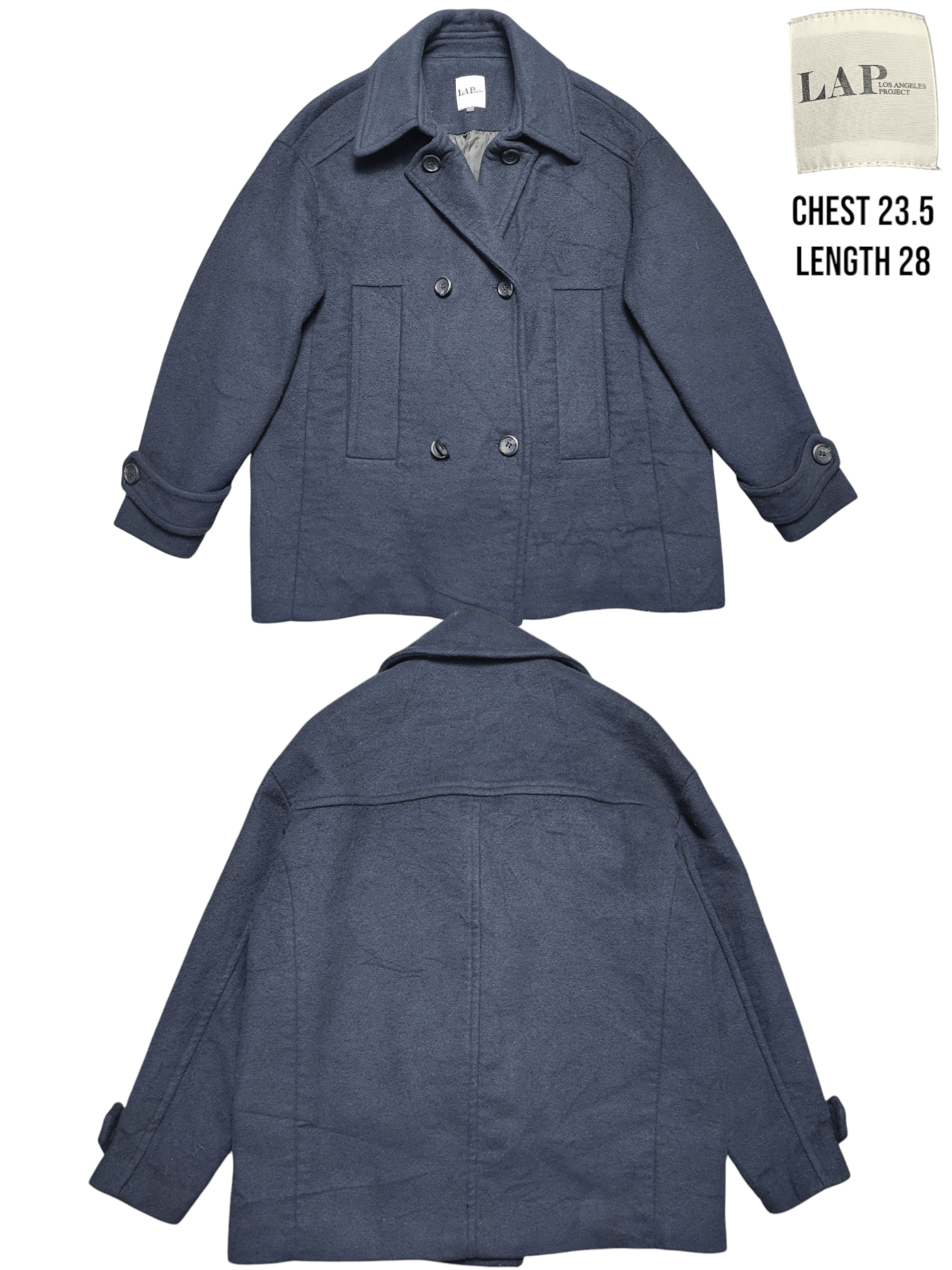 Designer Wool Jacket Inspired Issey Miyake Size US M / EU 48-50 / 2 - 1 Thumbnail