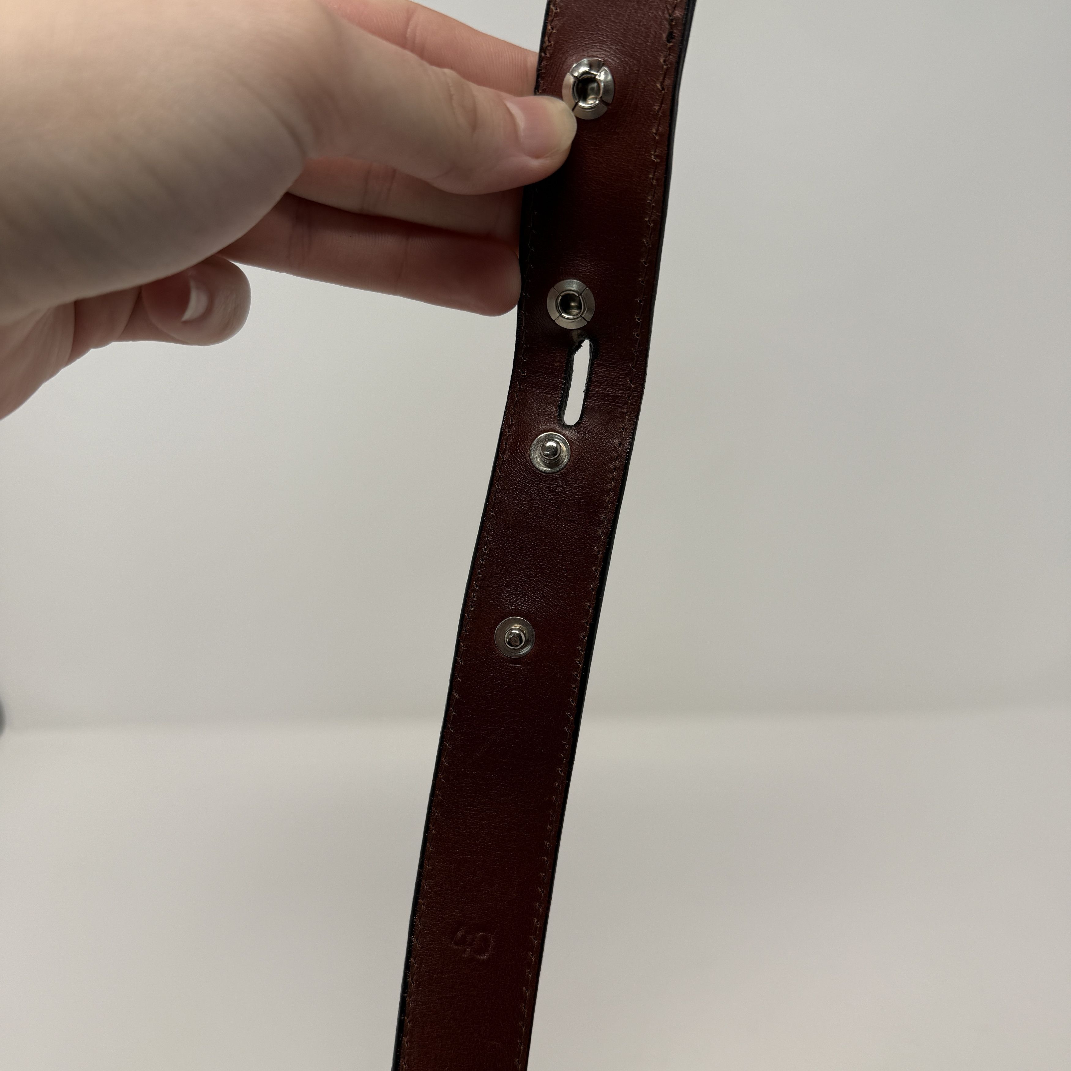 Other W. Kleinberg Genuine Alligator Skin Glazed Belt Size 40 - 8 Thumbnail