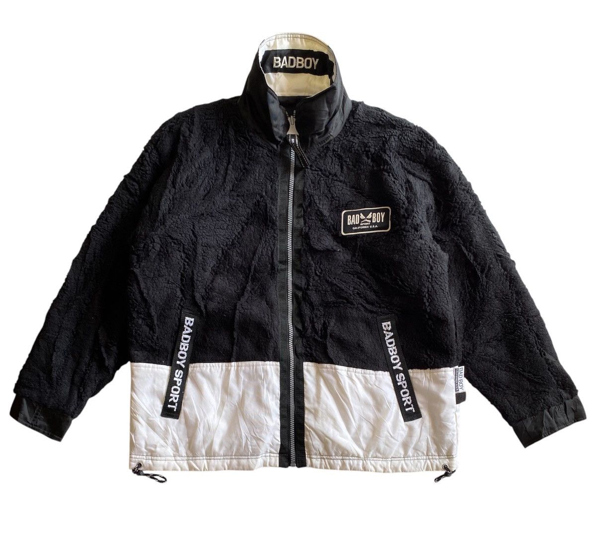 Vintage VINTAGE BADBOY FLEECE REVERSIBLE JACKET Size US L / EU 52-54 / 3 - 3 Thumbnail