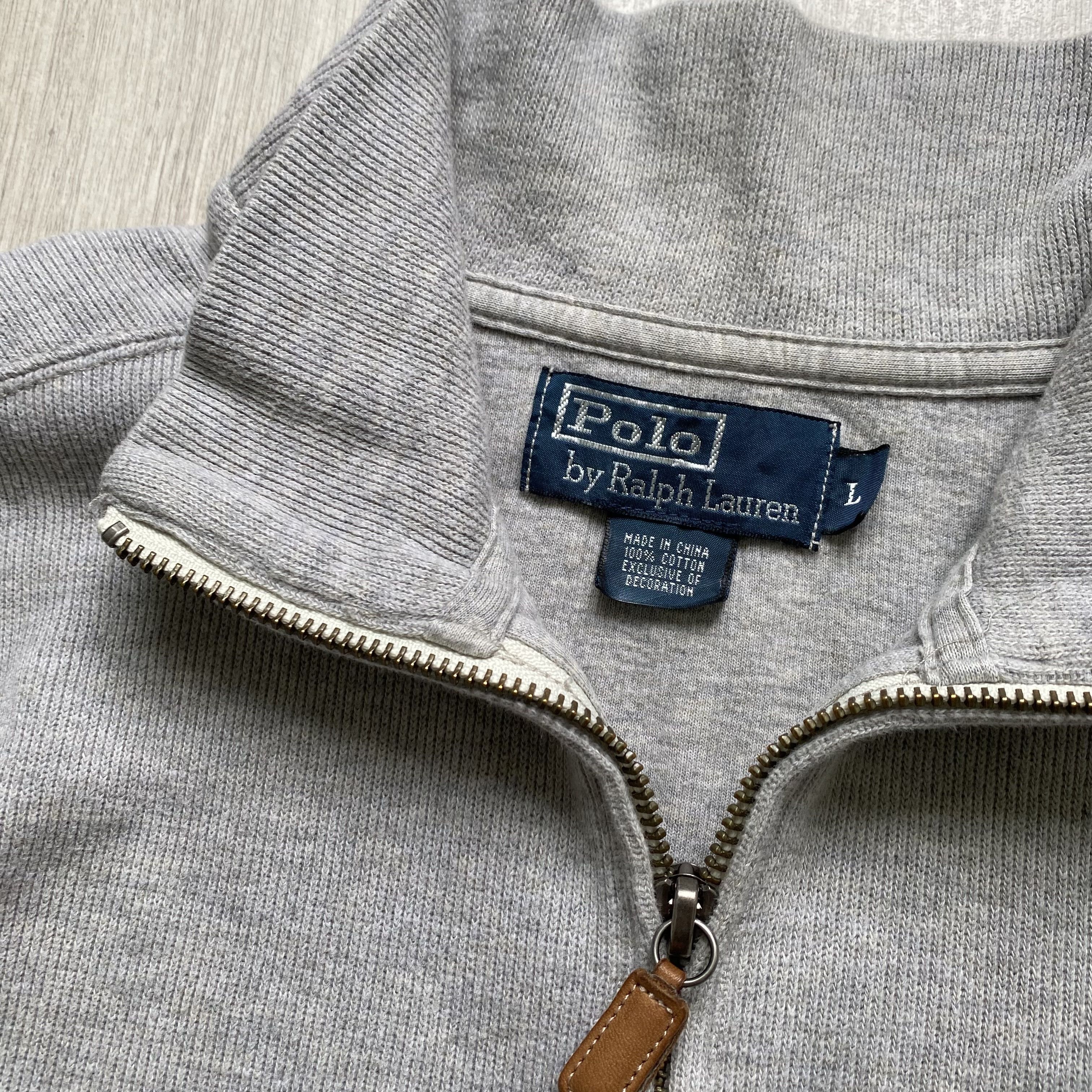 Polo Ralph Lauren Vintage 90s Polo Ralph Lauren sweater Half Zip sweatshirt Size US L / EU 52-54 / 3 - 4 Thumbnail