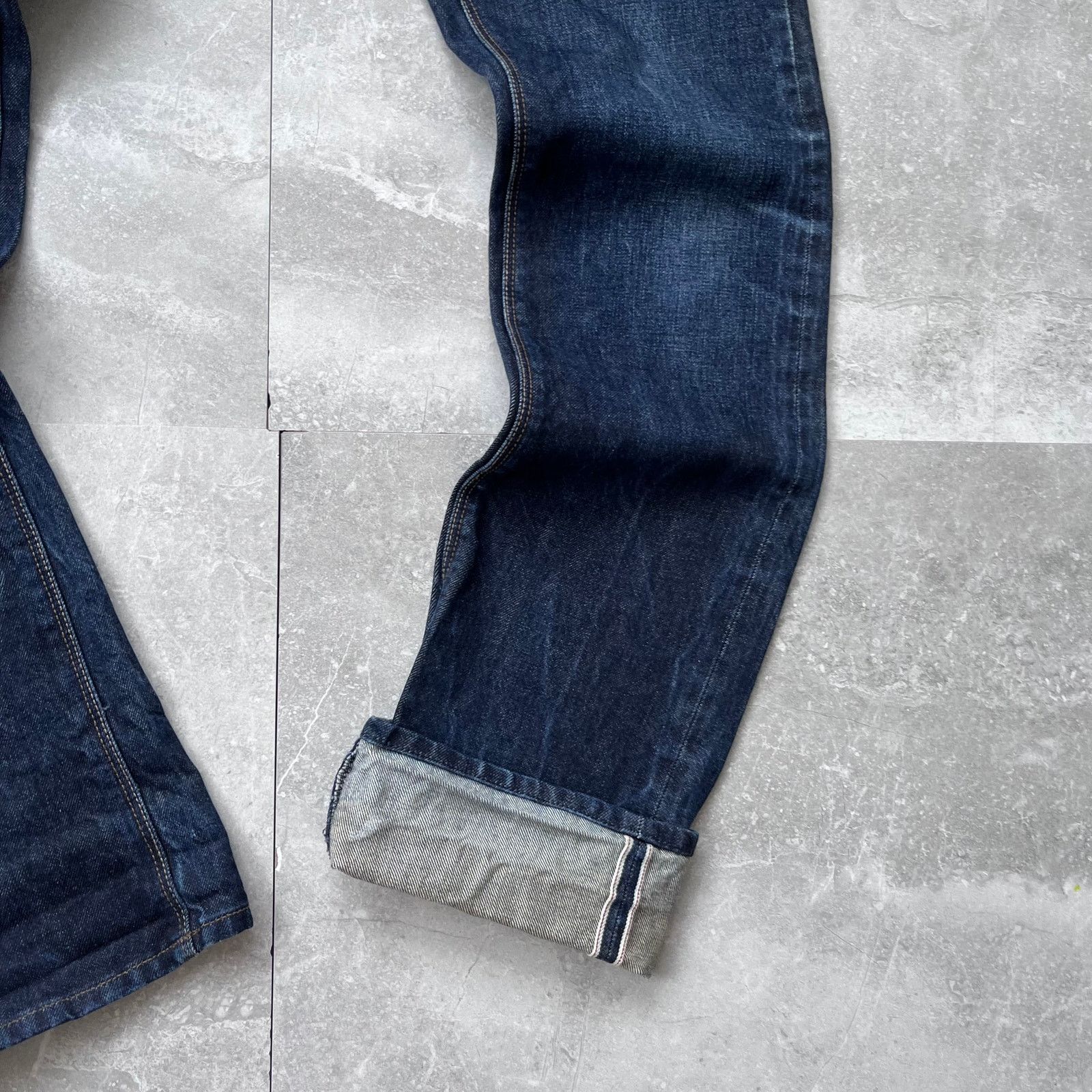 John Varvatos John Varvatos Bowery NYC Jeans 30 Dark indigo Selvedge Denim Size US 30 / EU 46 - 4 Thumbnail