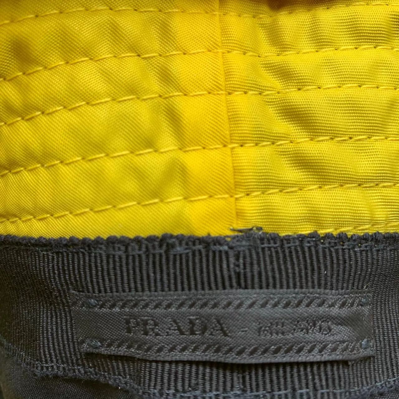 Prada Prada Yellow Fisherman Hat L 95 New Size ONE SIZE - 4 Thumbnail
