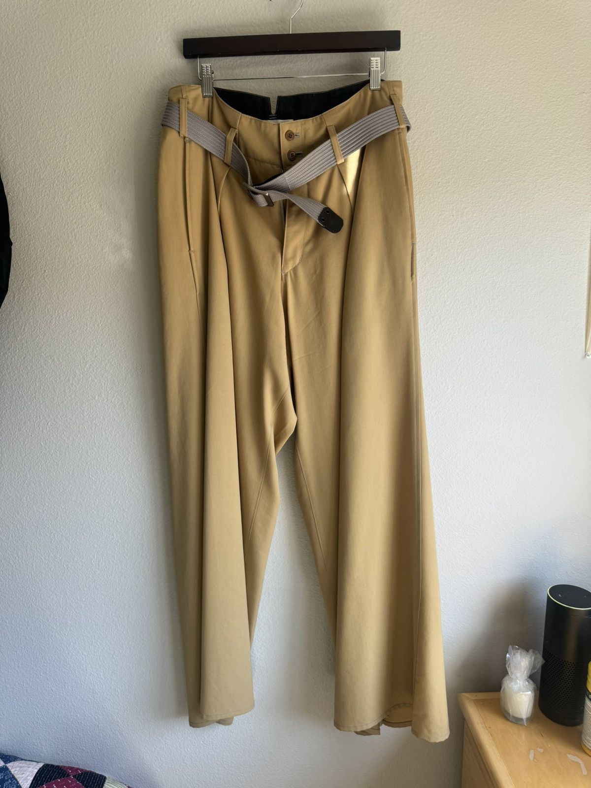 Sulvam SULVAM PLEATED WIDE TROUSER Size US 34 / EU 50 - 1 Thumbnail