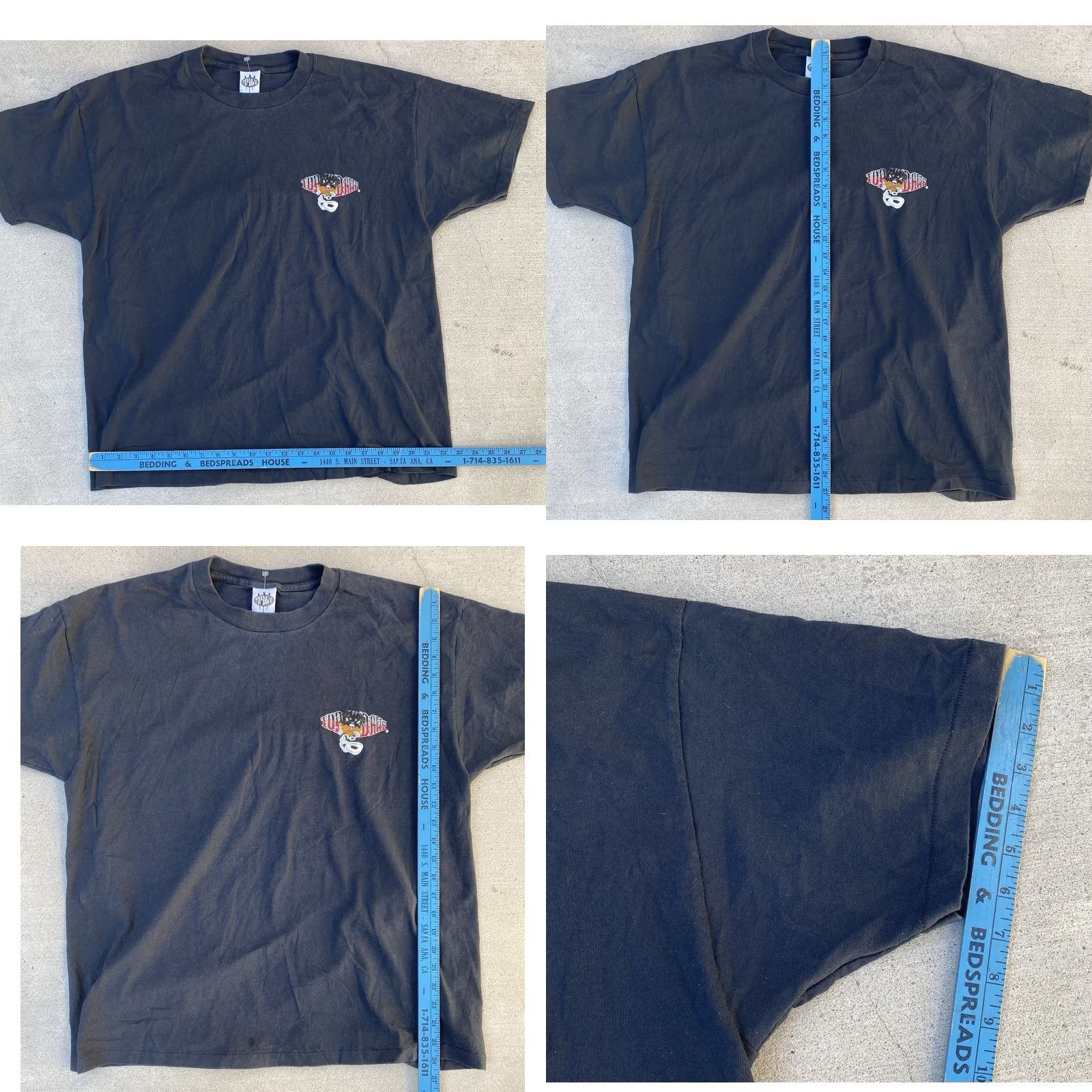 Vintage VINTAGE Top Dawg T-Shirt XL Black 90s Graphic Print Short Sleeve Mens Cotton Mid-to-Late 1990s Size US XL / EU 56 / 4 - 10 Thumbnail