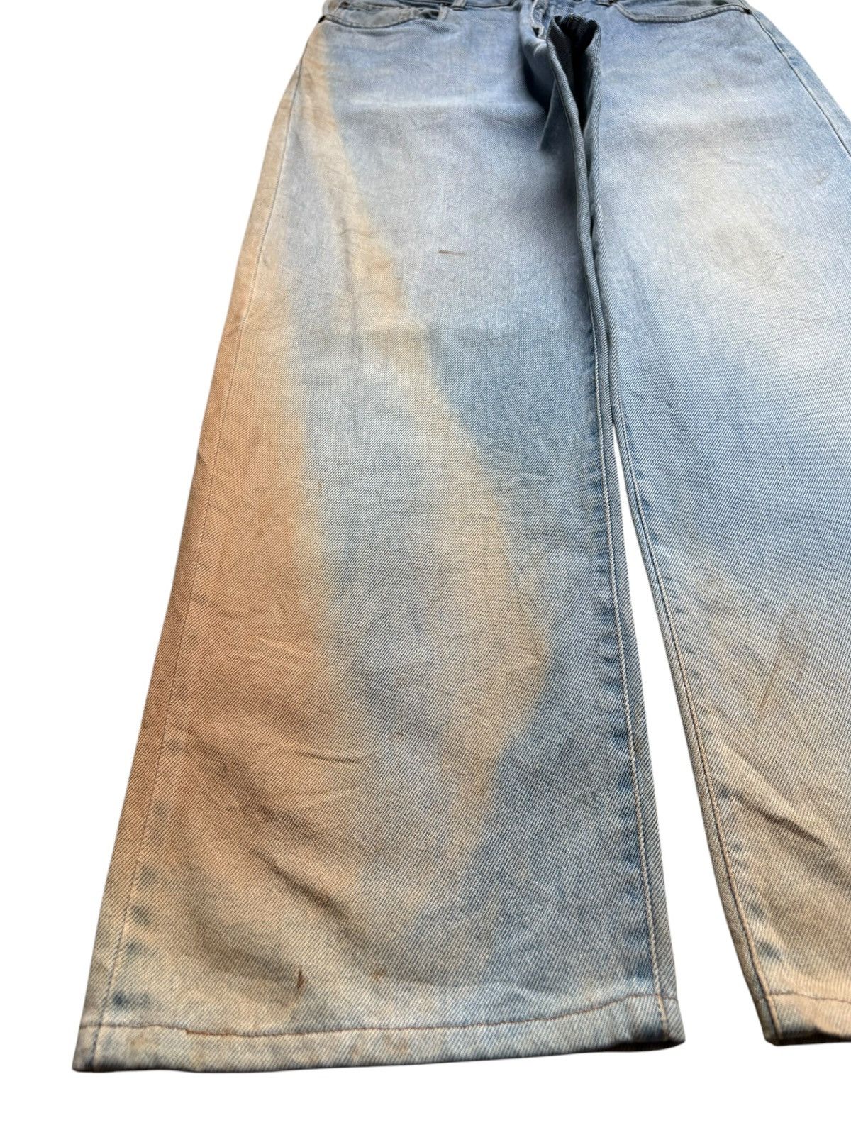 Converse × Japanese Brand Vintage Converse Rusty Mud Wash Loose Baggy Jeans Size US 32 / EU 48 - 6 Thumbnail
