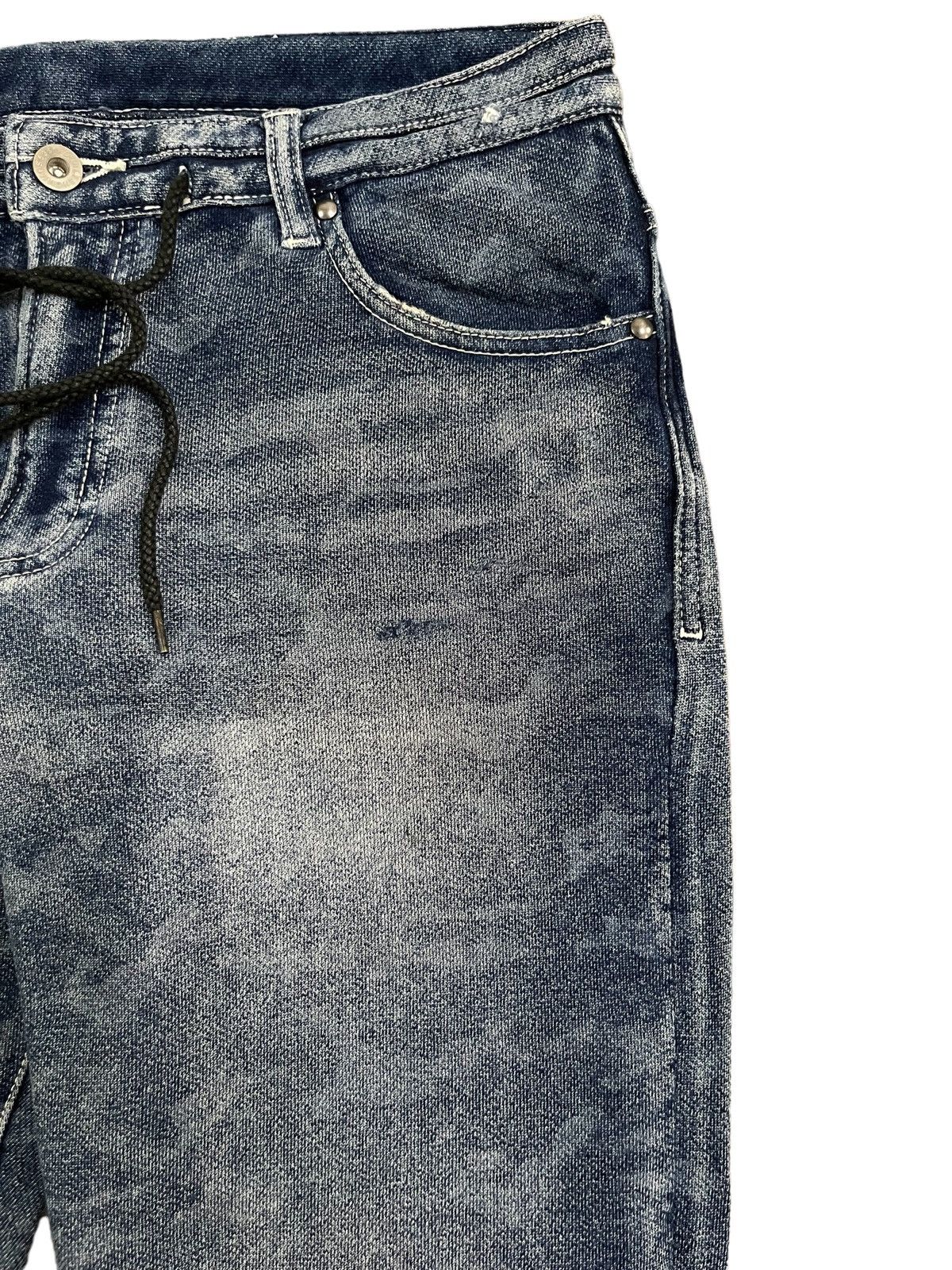 5351 POUR LES HOMMES 5351 Pour Les Homme Acid Wash Embosed Printed Distress Pants Size US 32 / EU 48 - 9 Thumbnail