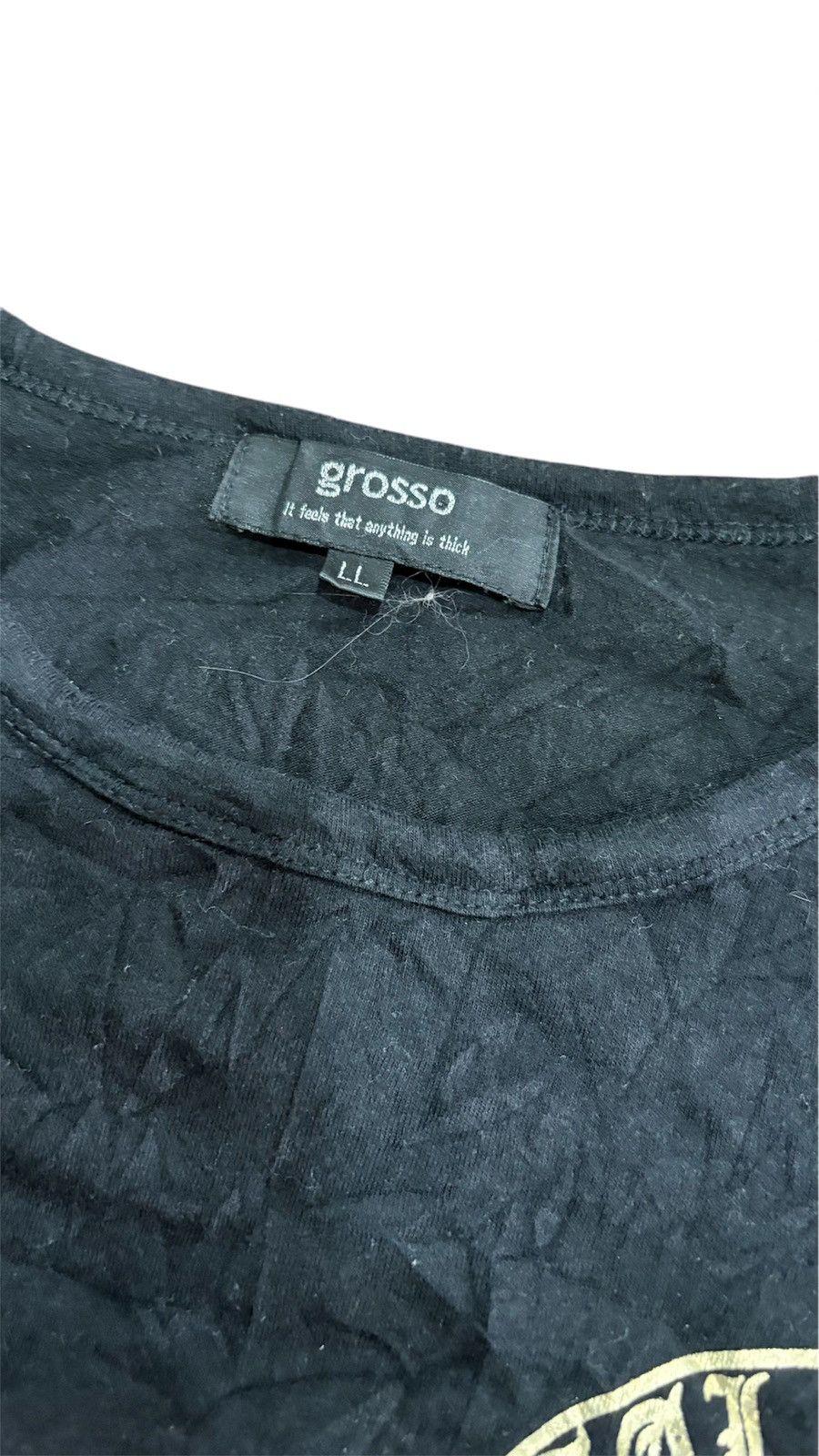 If Six Was Nine ‼️GROSSO SHIRT PUNK POEM BONDAGE SKULL JAPANESE Size US L / EU 52-54 / 3 - 5 Thumbnail