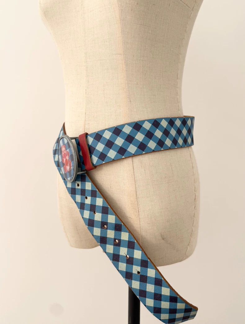 Vivienne Westwood Vivienne Westwood Bear Red and blue checkered pattern real Size ONE SIZE - 4 Thumbnail
