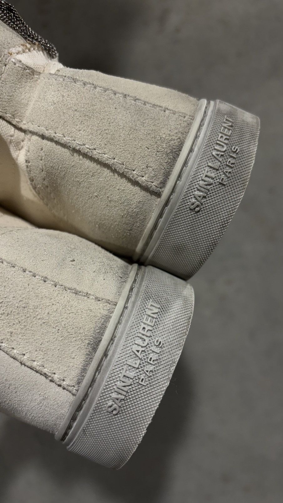 Saint Laurent Paris Saint Laurent Paris “Smoking Forever” High Top Sneaker Size US 11 / EU 44 - 17 Thumbnail