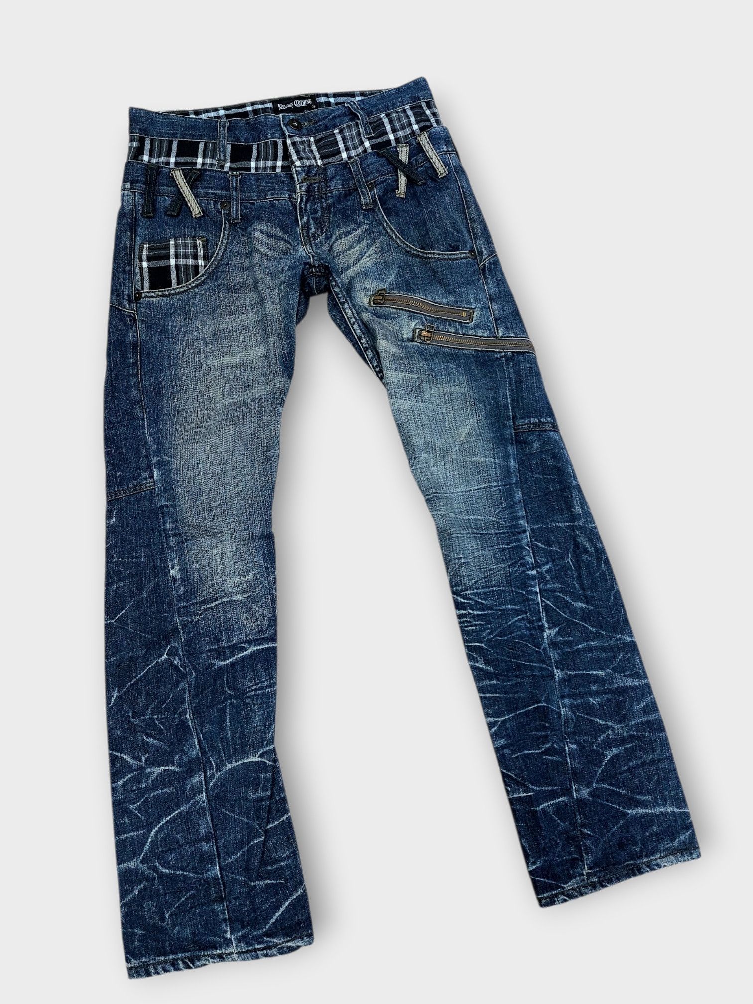 Vintage Nylaus Y2k Double Waist Vintage Denim Size US 30 / EU 46 - 3 Thumbnail