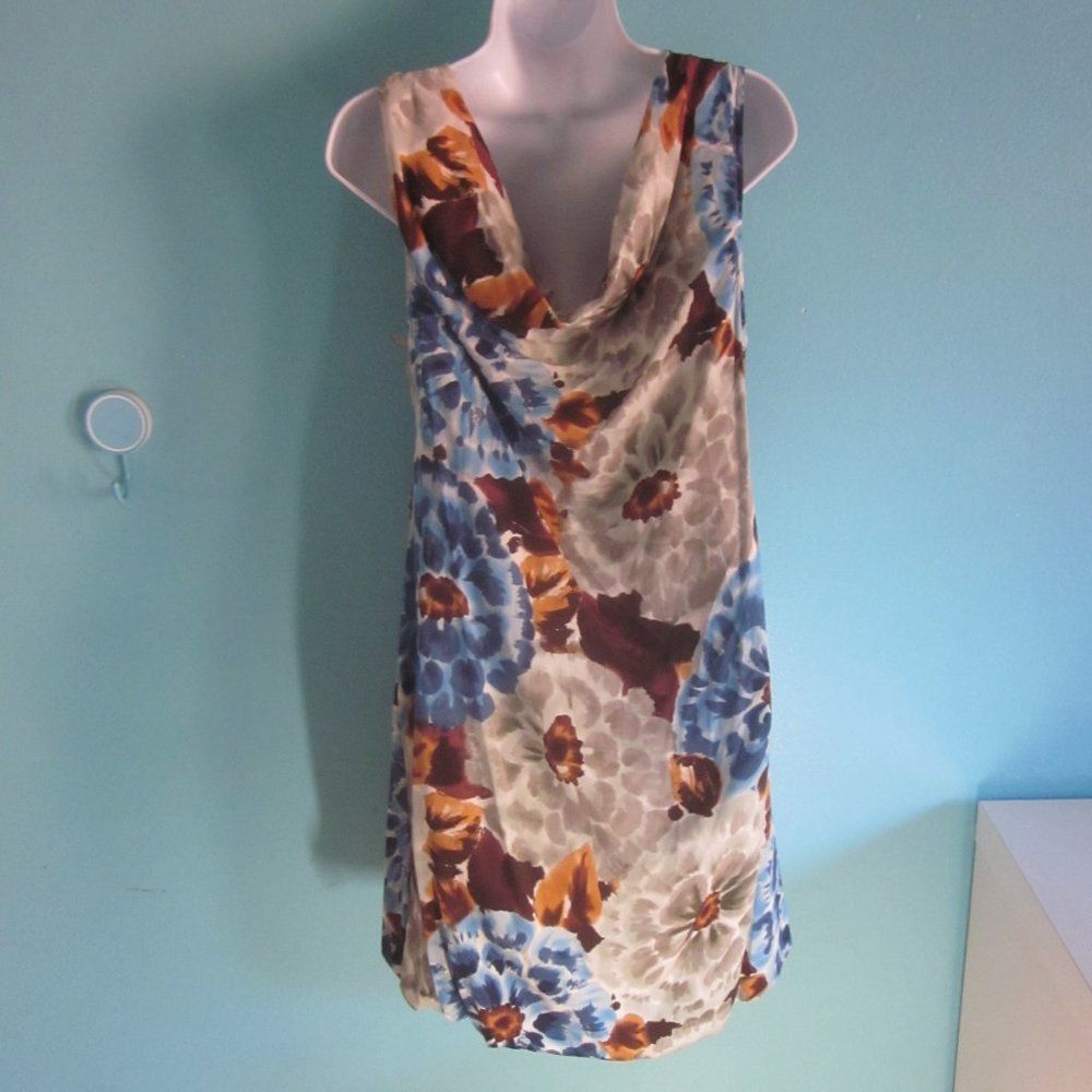 Walter Steiger Walter Silk A-Line Mini Floral Summer Dress 10 Size M / US 6-8 / IT 42-44 - 10 Thumbnail