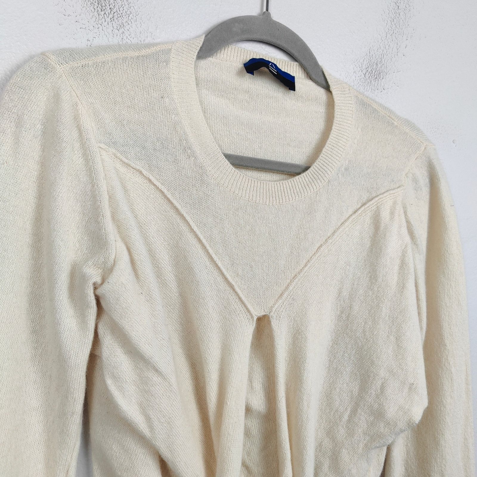 Other Alexa Fairchild Cashmere Sweater Womens Medium Large Beige Size L / US 10 / IT 46 - 2 Thumbnail