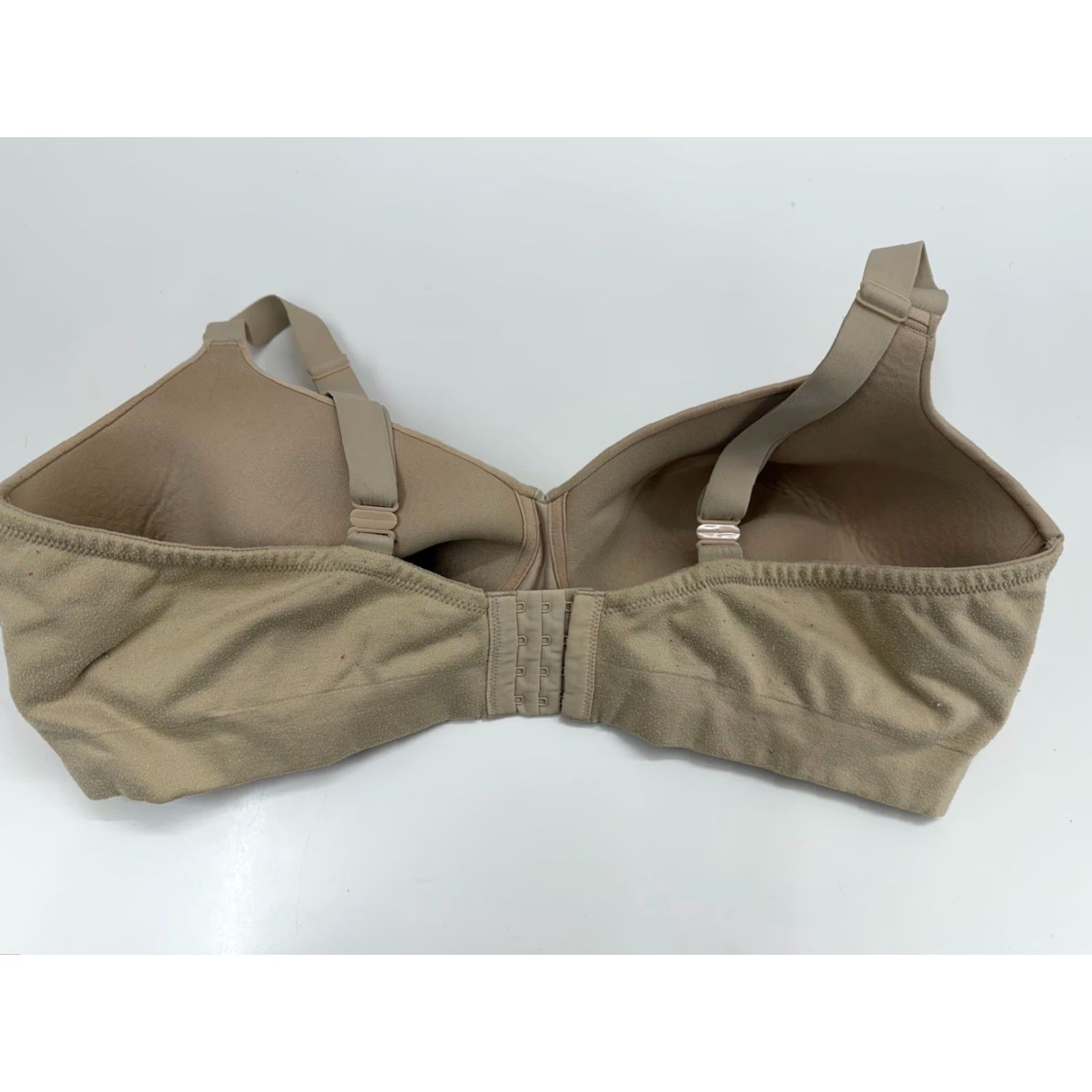 Vintage Vanity Fair Womens Bra Size 42D Cups Brown Wireless Adjustable Bra Size ONE SIZE - 4 Thumbnail