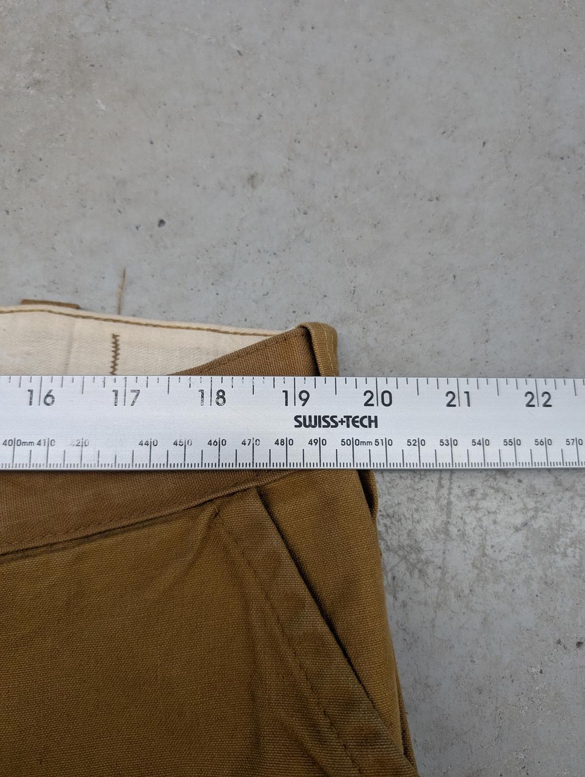 SafTbak Vintage 70s Saftbak Straight Two-Toned Brown Canvas Pants Size US 39 - 6 Thumbnail
