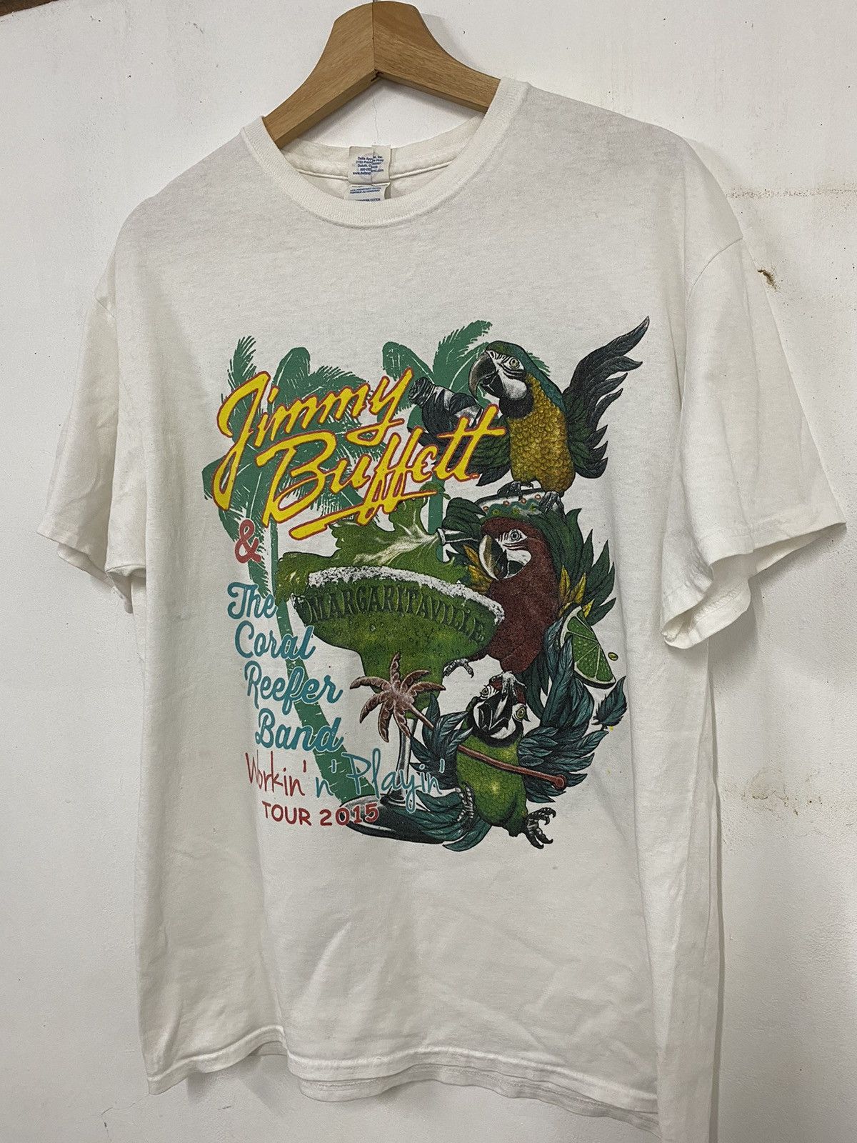 Band Tees Jimmy Buffett Tour 2015 Size US L / EU 52-54 / 3 - 1 Thumbnail