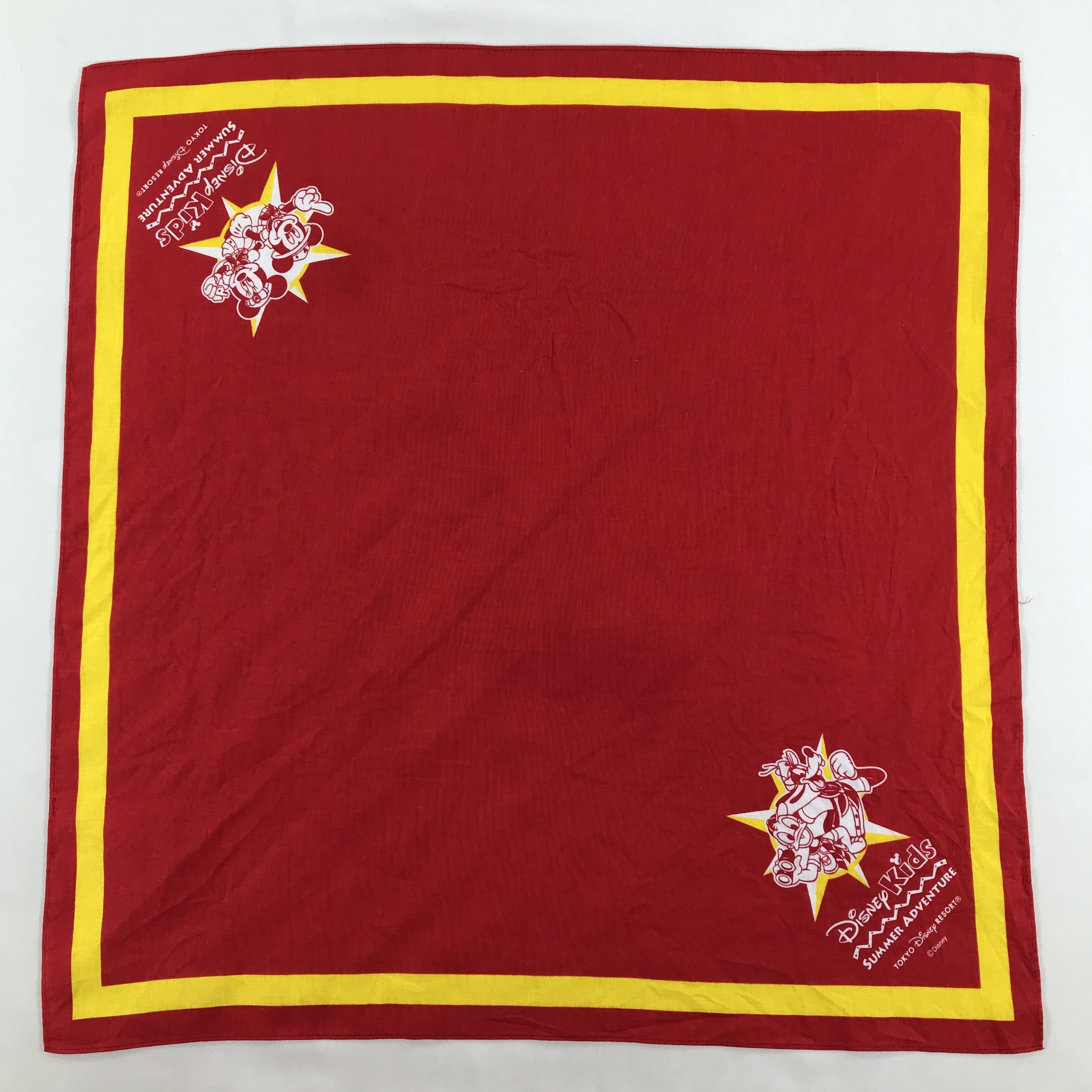 Disney × Vintage Disney Bandana / Handkerchief / Neckerchief - S1812 Size ONE SIZE - 1 Thumbnail