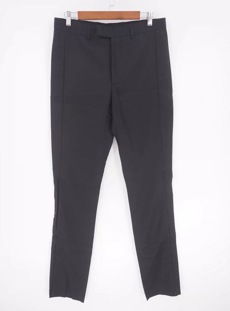 Dior × Hedi Slimane Dior Homme SS04 “strip” shiny wool
