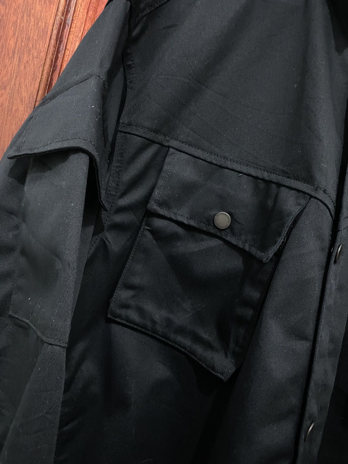 Jun Takahashi × Undercover 🔥 Gu X Undercover Field Military Black Utility Jacket Size US L / EU 52-54 / 3 - 6 Thumbnail