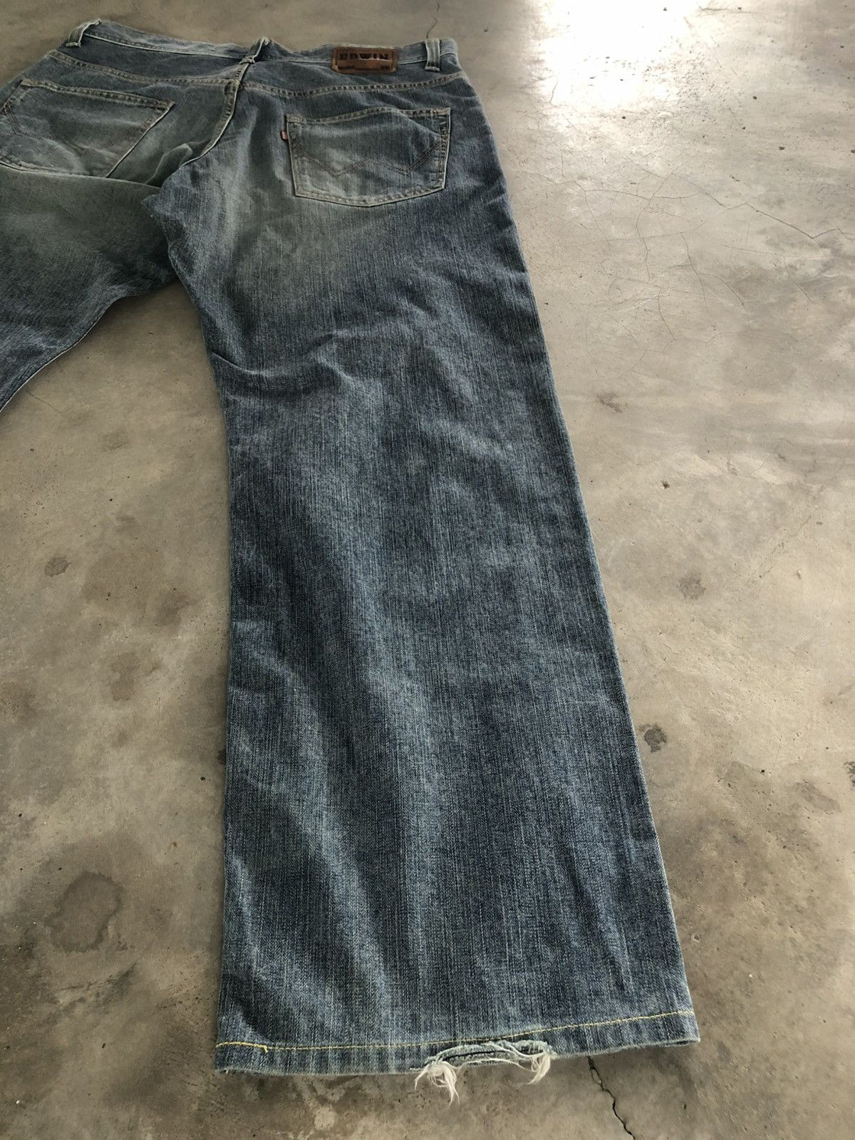 Edwin Vintage Edwin BAGGY Jeans Rusty Faded Denim Pants Size US 37 - 14 Thumbnail